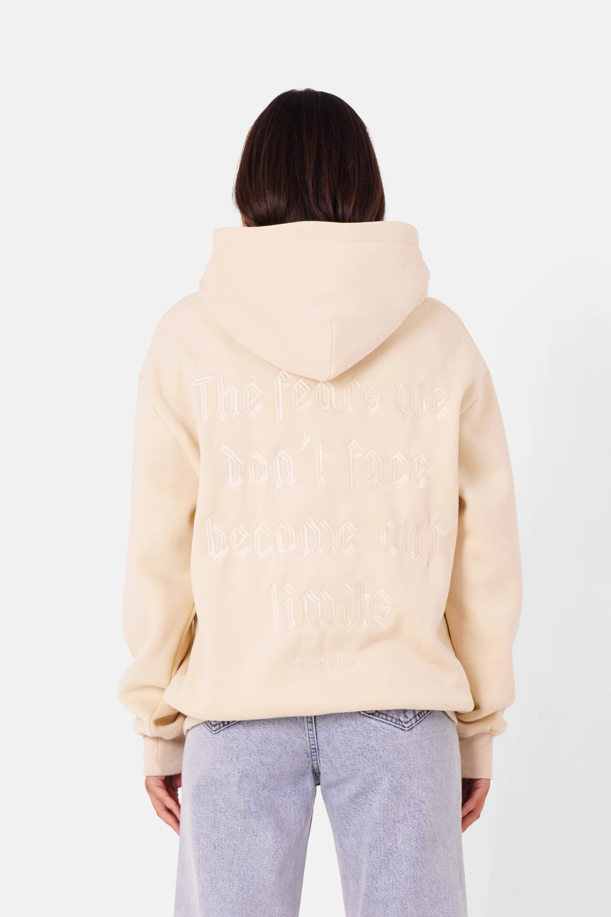 THE FEAR embroidery hoodie
