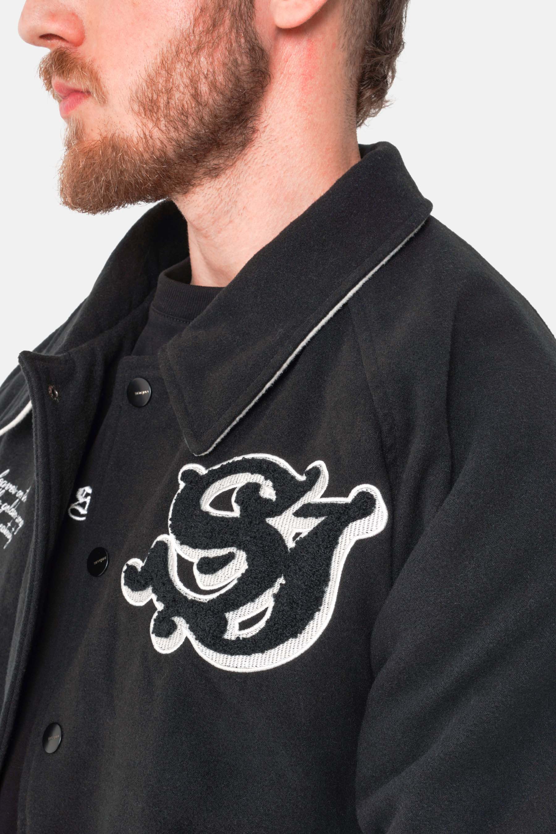 INITIALS embroidered teddy jacket - Image 3