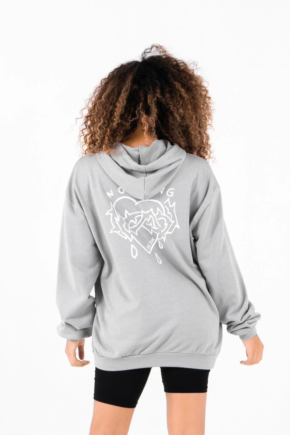 Sweat capuche NOTHING large Vert