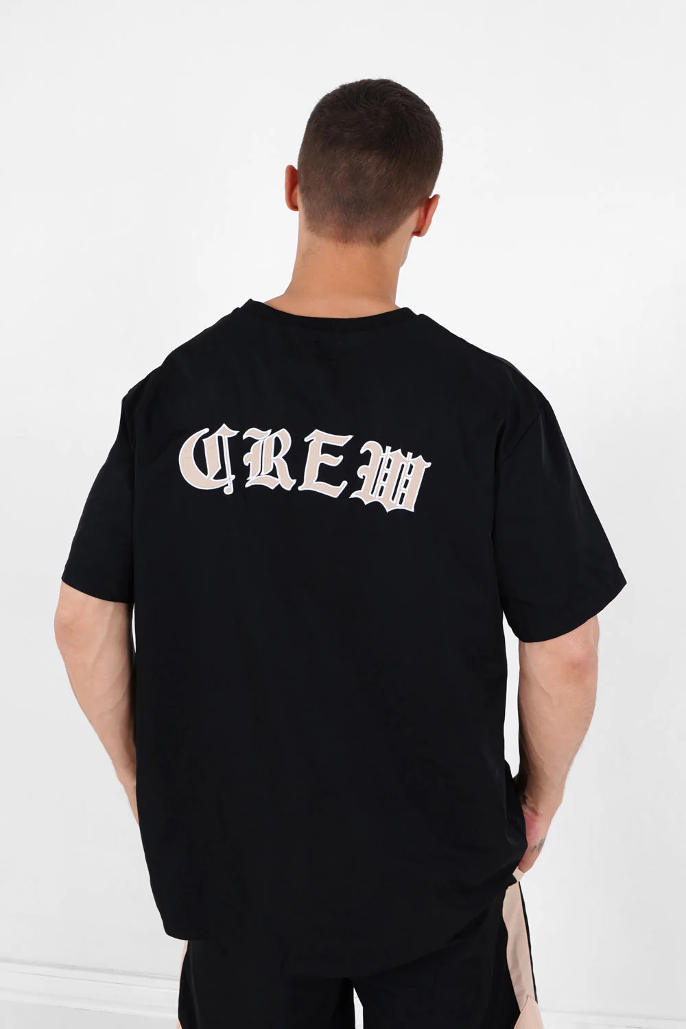 T-shirt oversize gothique Noir
