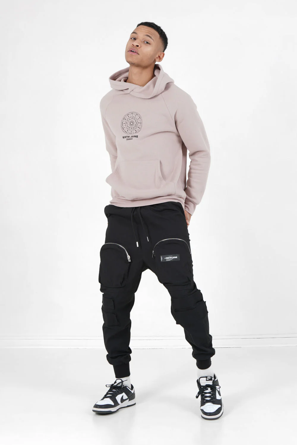 Sweat capuche signes zodiaque Rose clair - Image 2