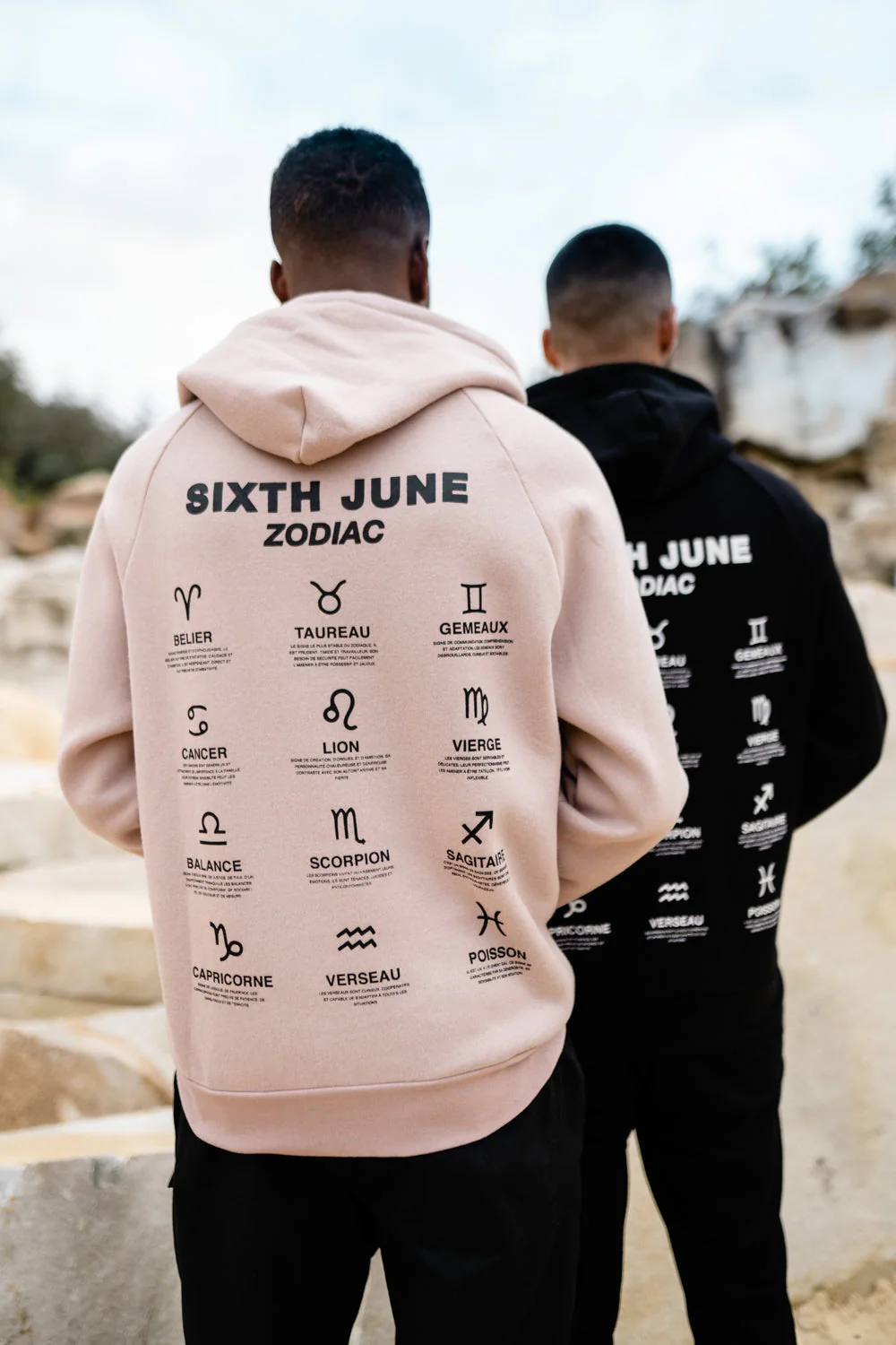 Sweat capuche signes zodiaque Rose clair - Image 5