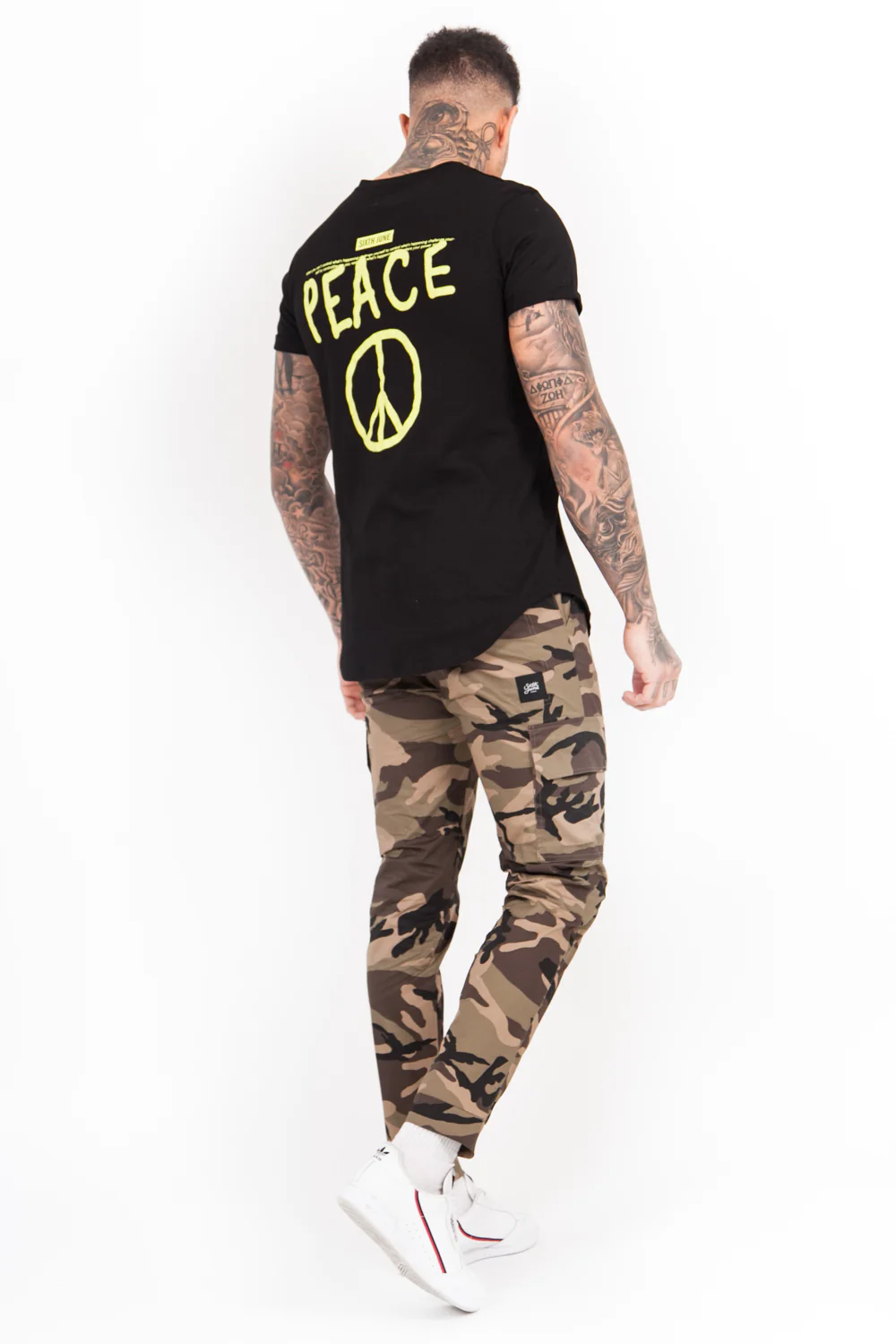 Pantalon camouflage cargo vert - Image 8