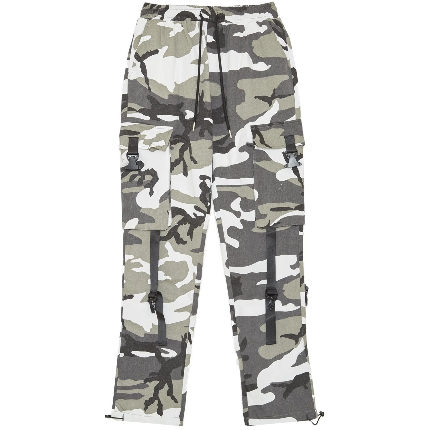 Pantalon camouflage sangles noir - Image 6