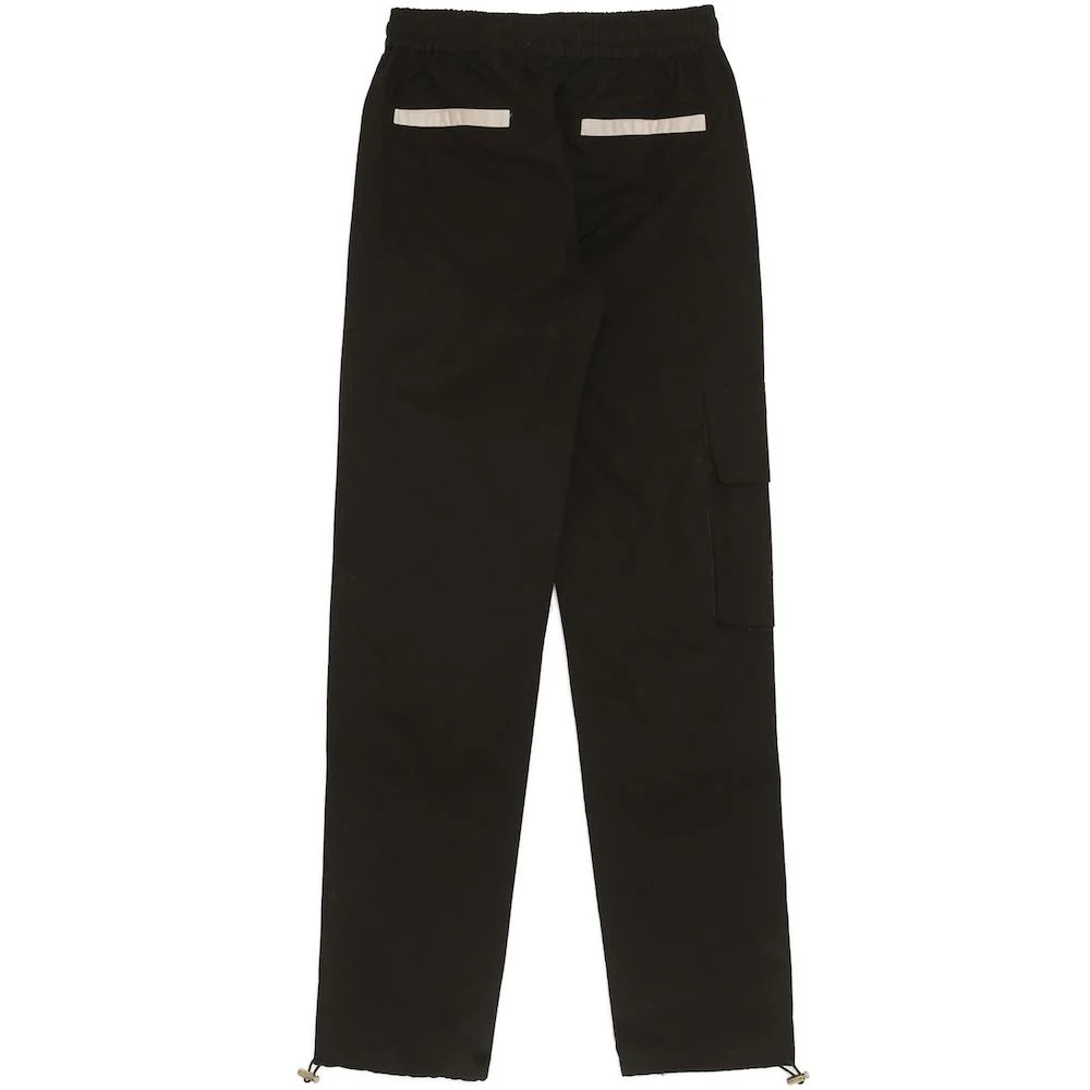 Pantalon cargo clip poches Noir Beige - Image 8