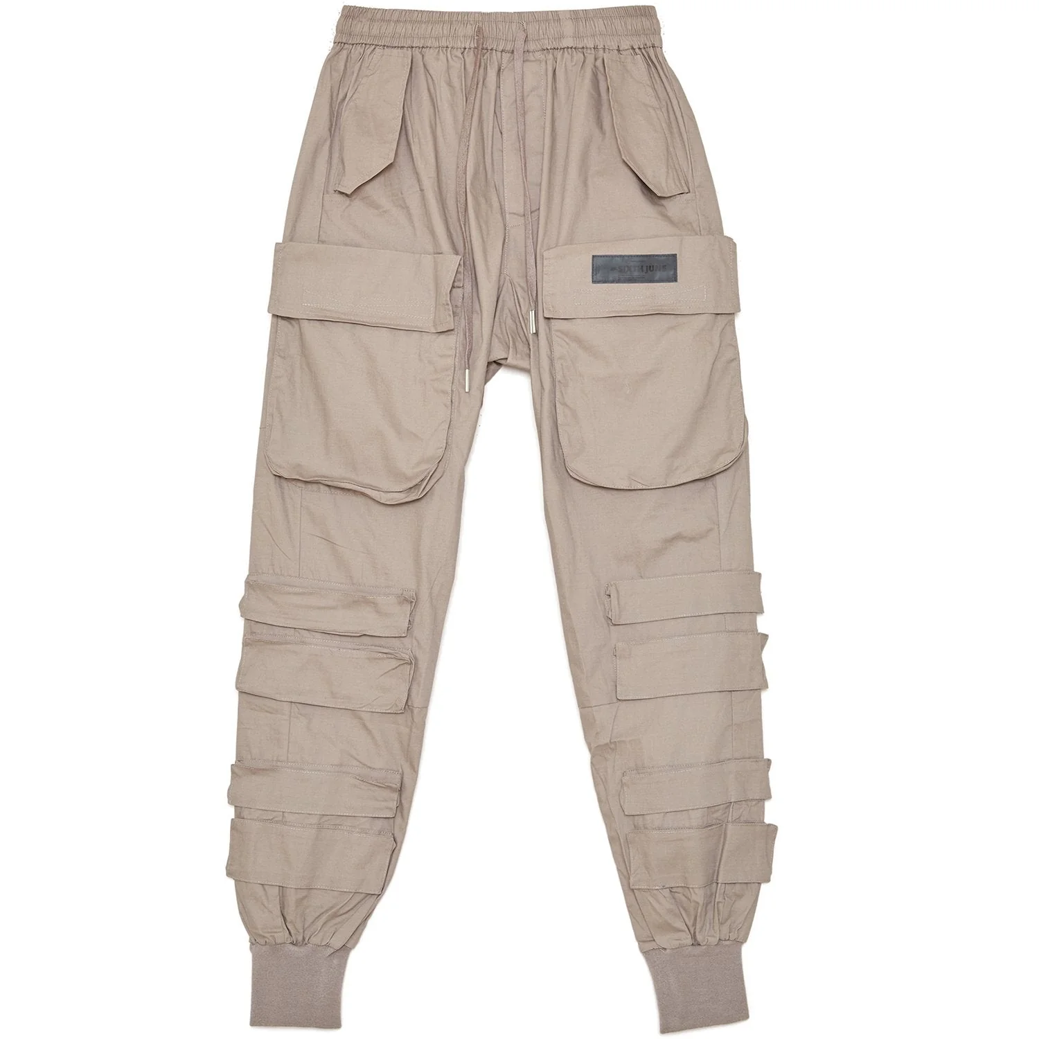 Pantalon cargo tactique large Beige foncé - Image 5