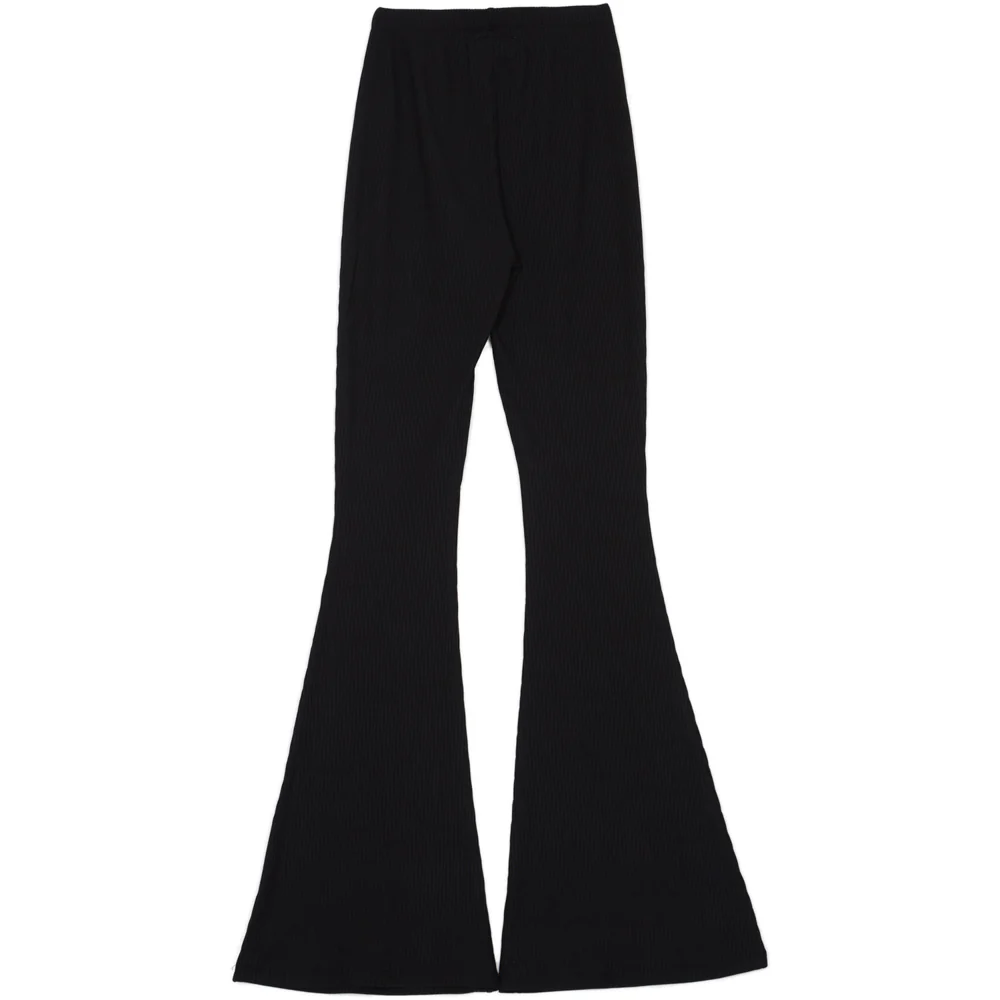 Pantalon évasé logo signature noir - Image 7