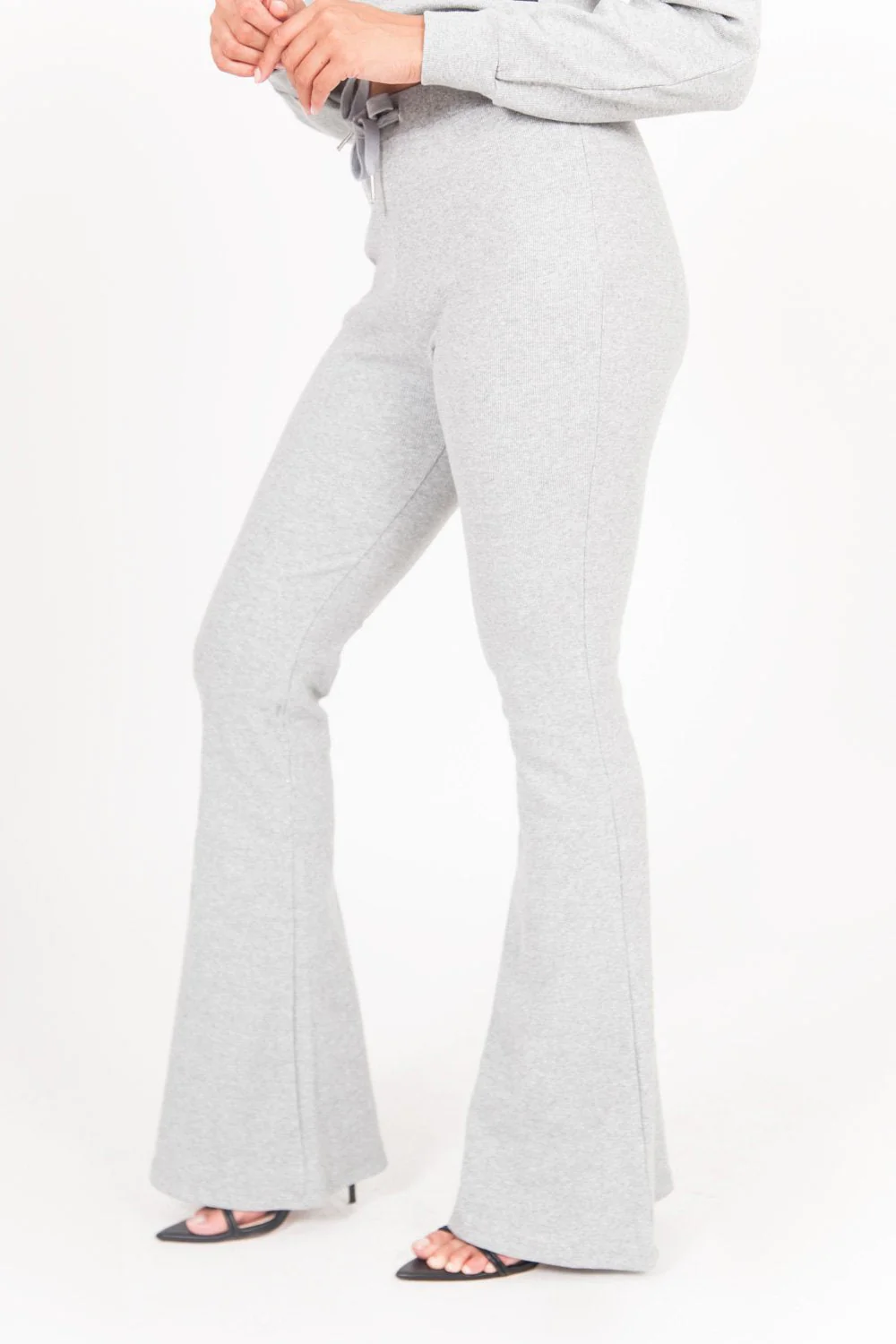 Pantalon flare Gris - Image 4