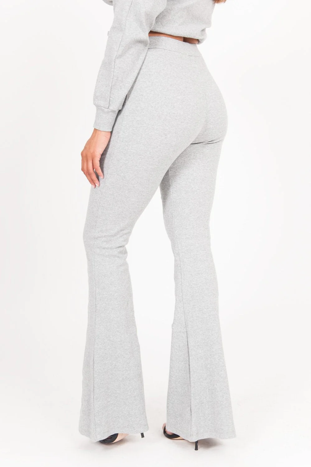 Pantalon flare Gris - Image 5