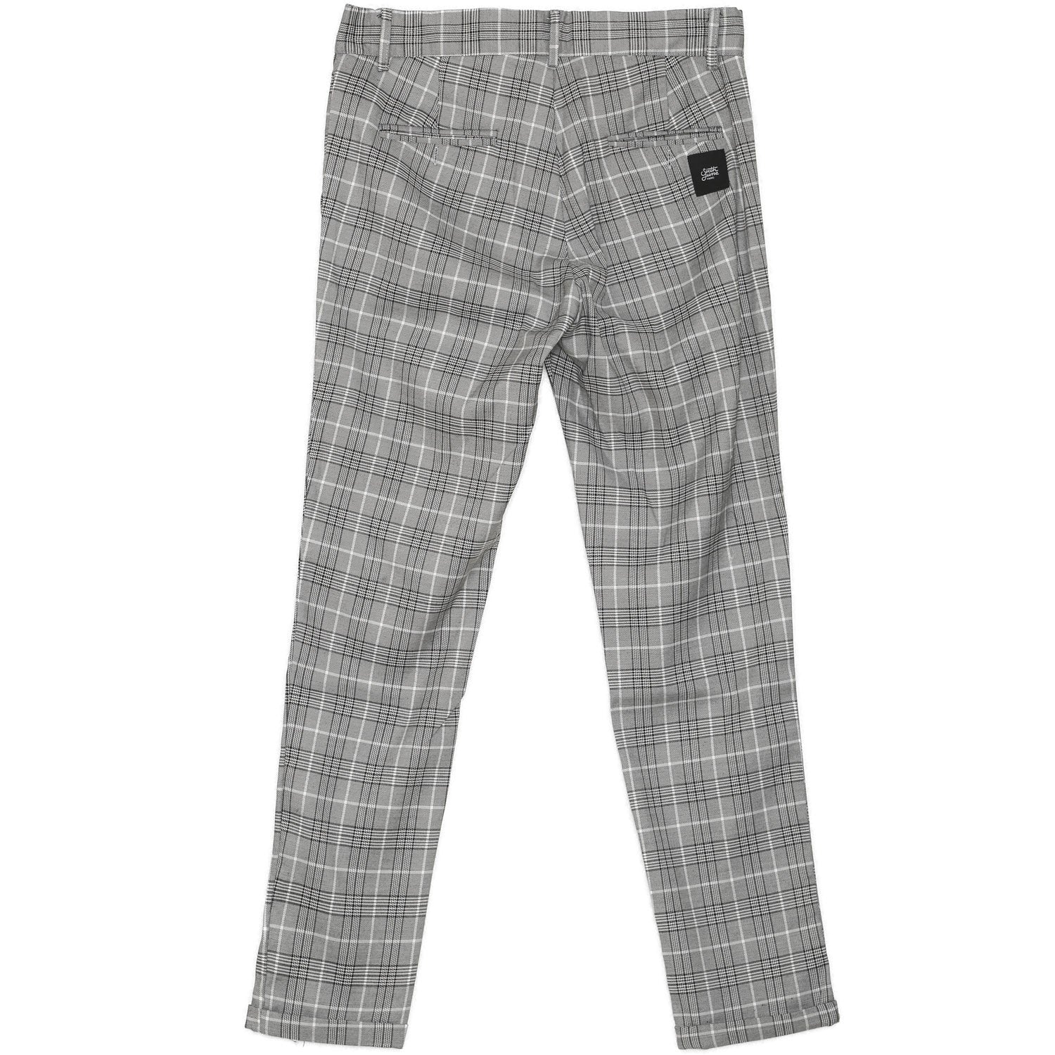 Pantalon Prince de Galles boucle gris noir - Image 7