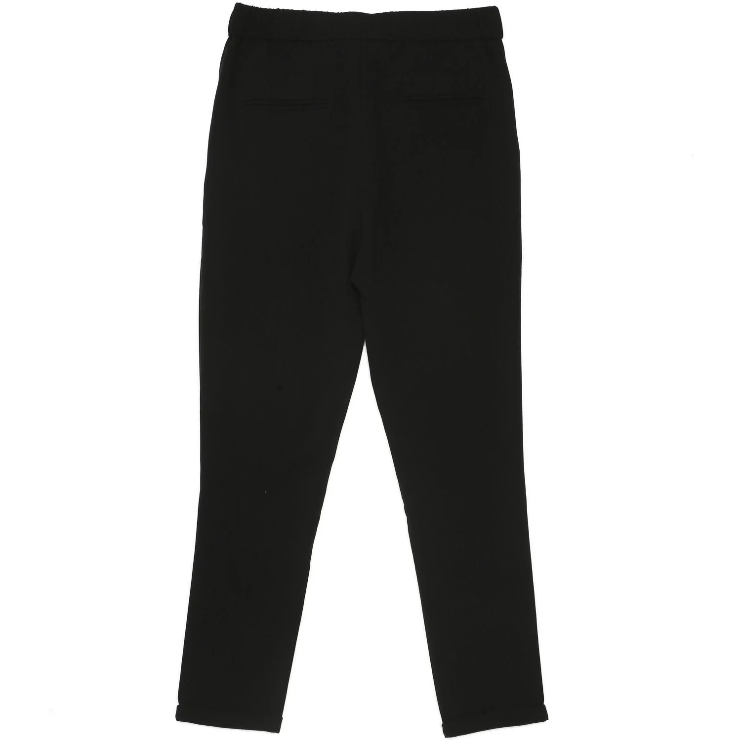 Pantalon toile ceinture 7/8 noir - Image 7
