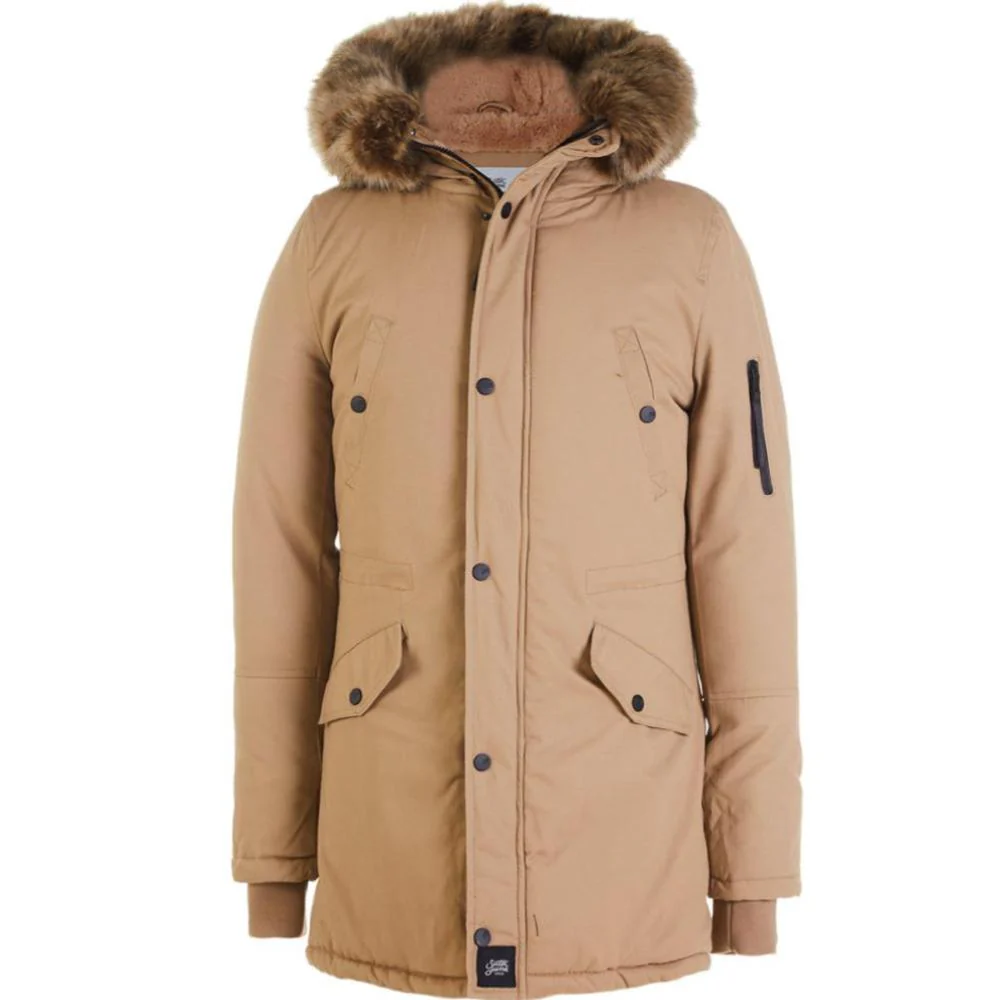 Parka doublure fourrure Sixth June beige beige