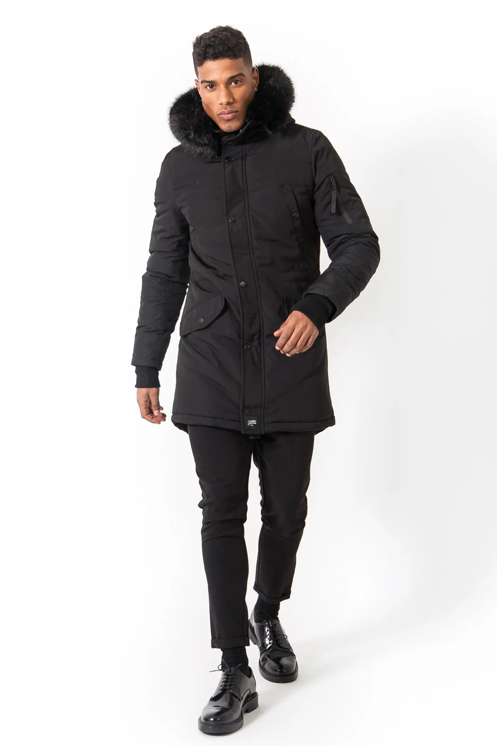 Parka déperlante doublée Noir - Image 2