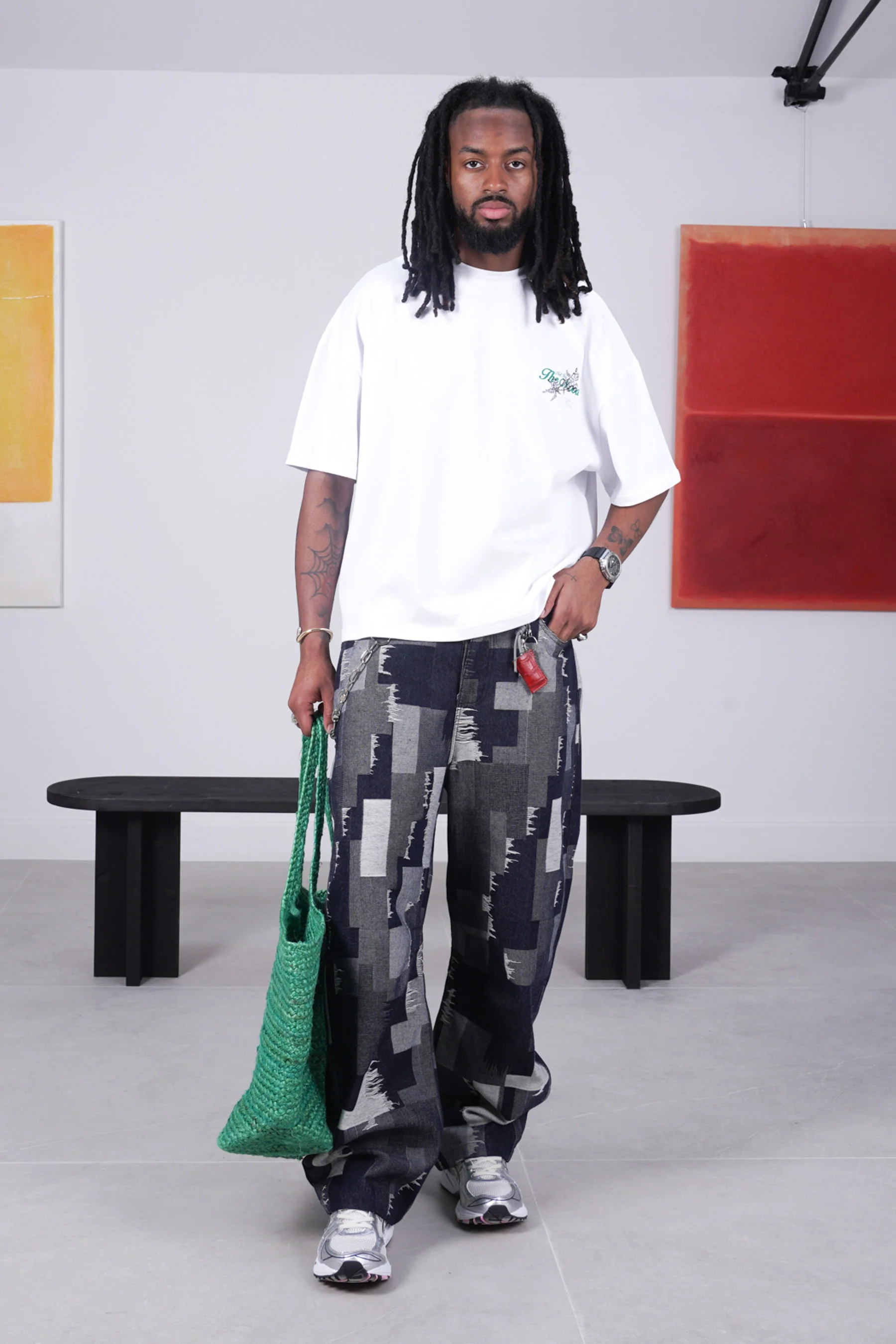 PATCHWORK denim pant - Image 6