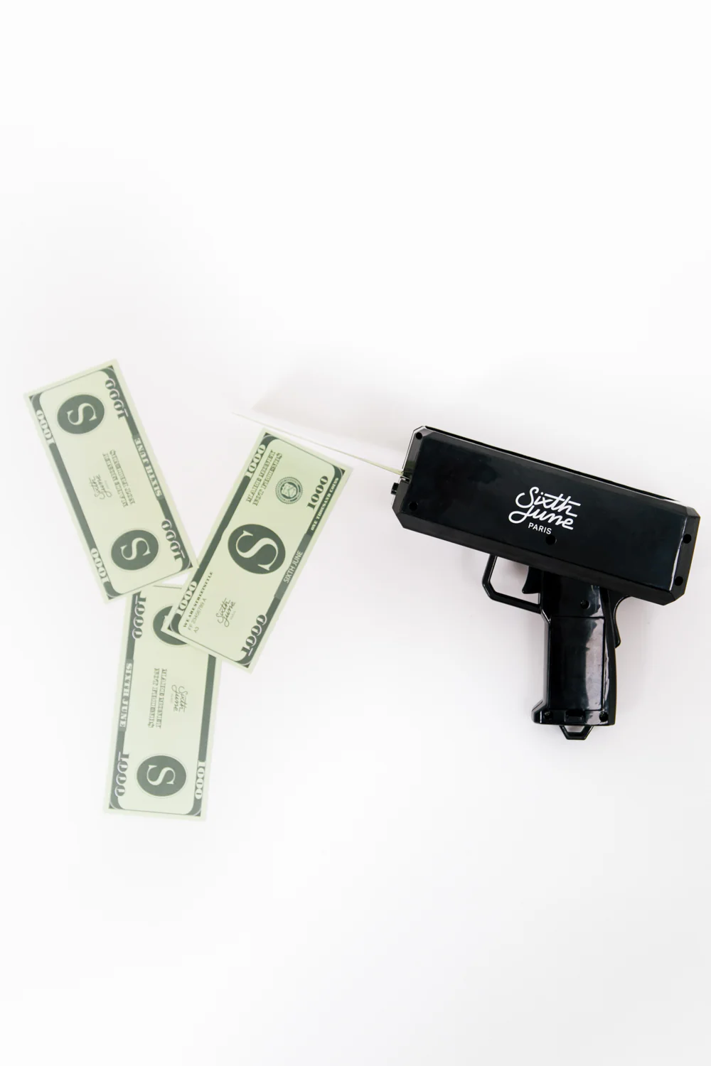 Pistolet à billets noir - Image 2