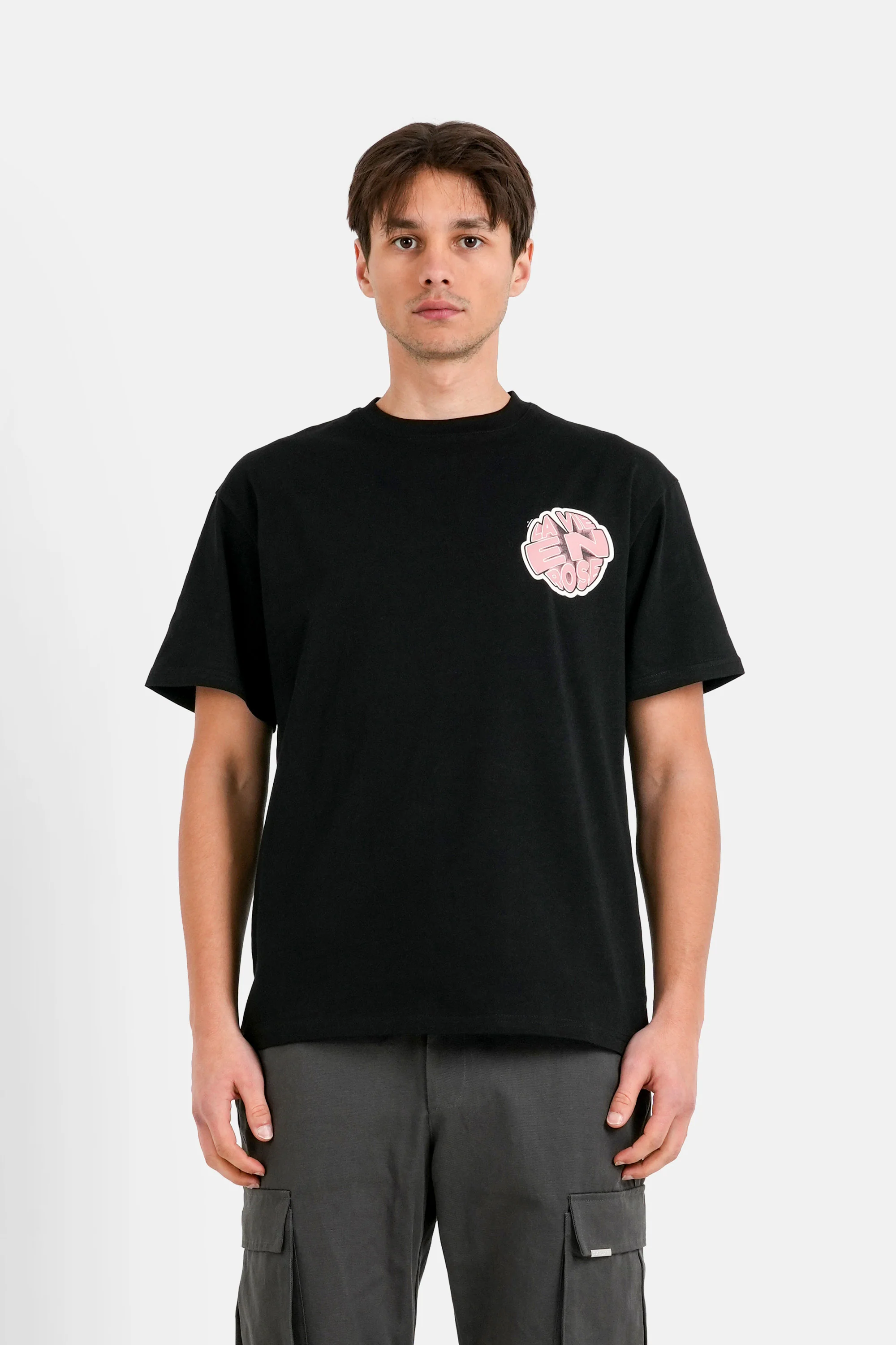 T-shirt graphique dos Noir