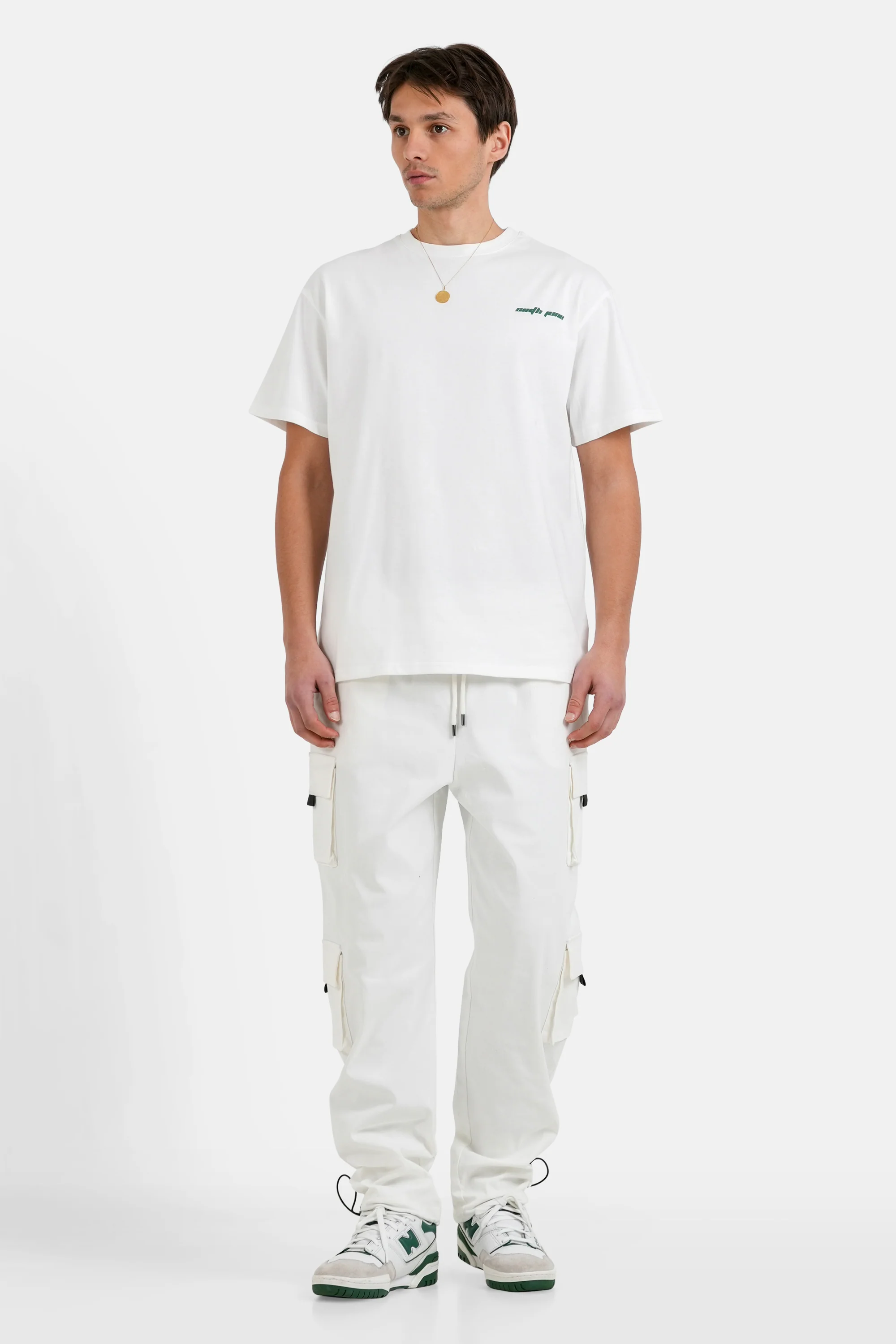 T-shirt racing print Blanc - Image 2