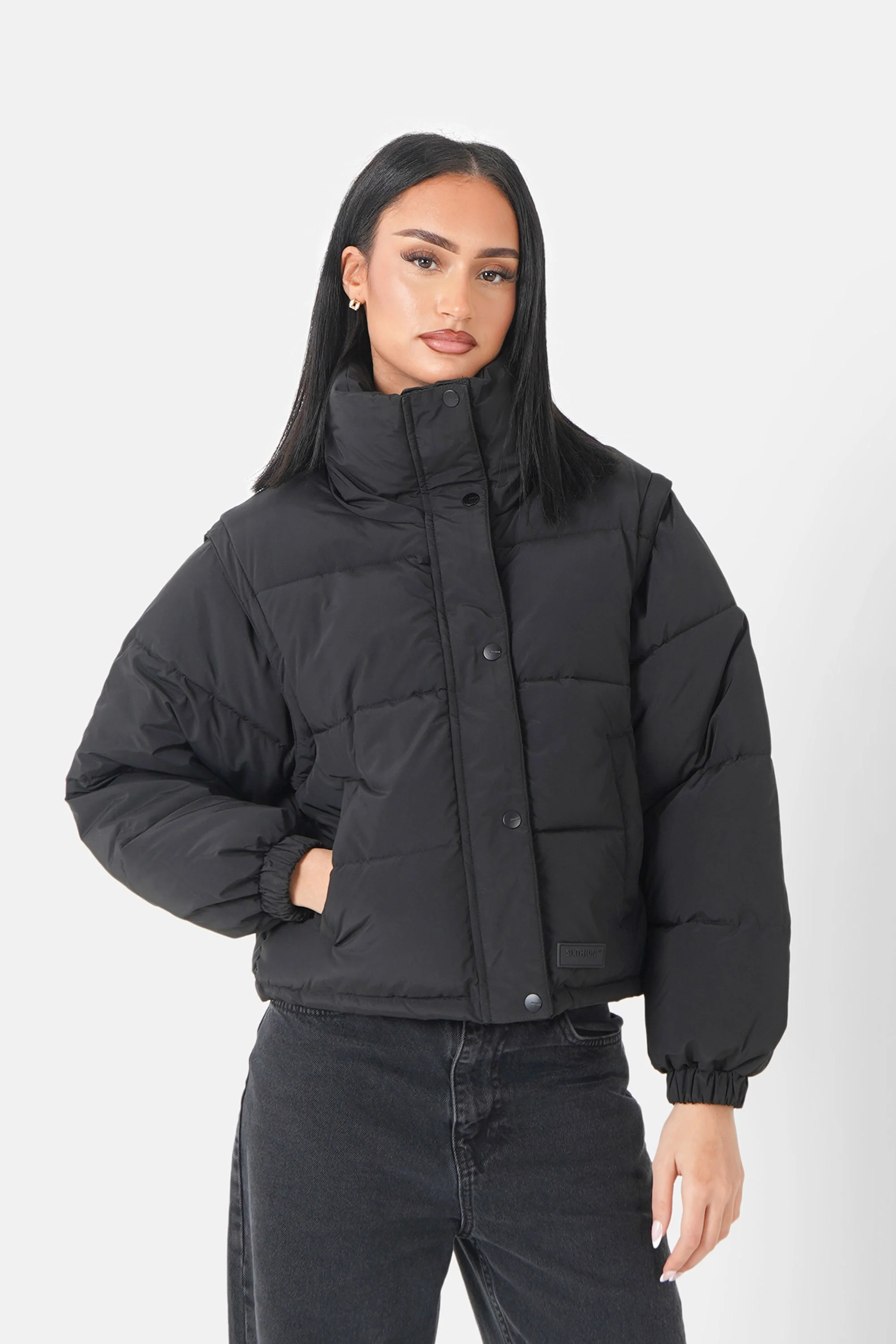 AMOVIBLE sleeves puffer jacket