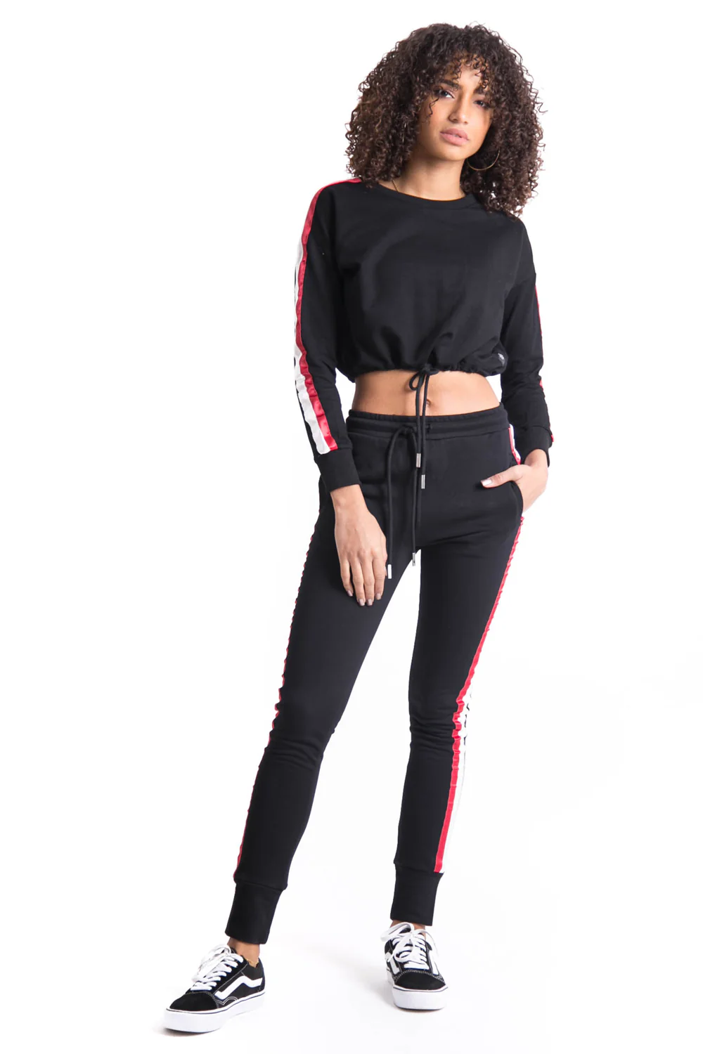 Pull bandes bicolores noir - Image 3