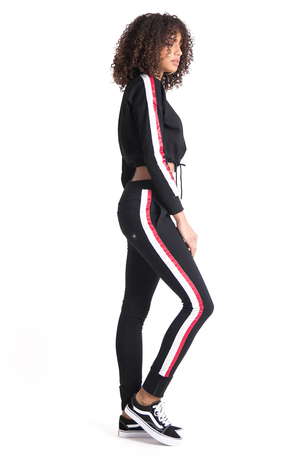 Pull bandes bicolores noir - Image 4