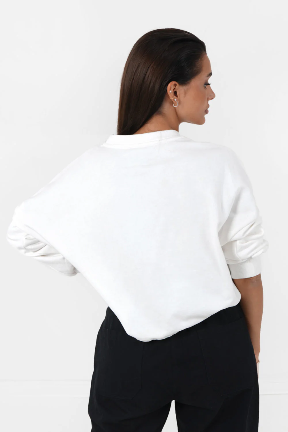 Pull réfléchissant empiècement logo blanc - Image 5
