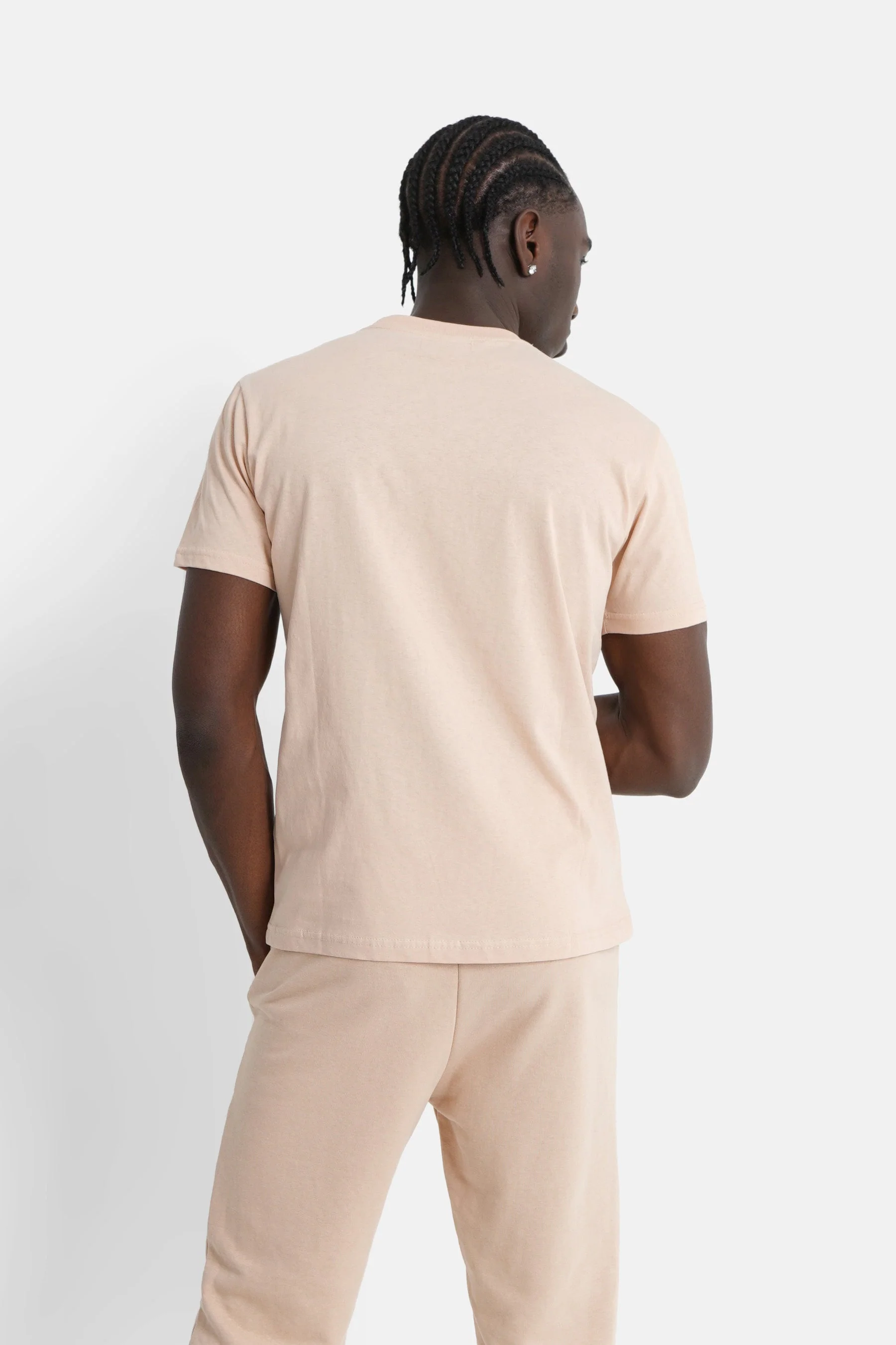 T-shirt soft logo brodé Beige - Image 5