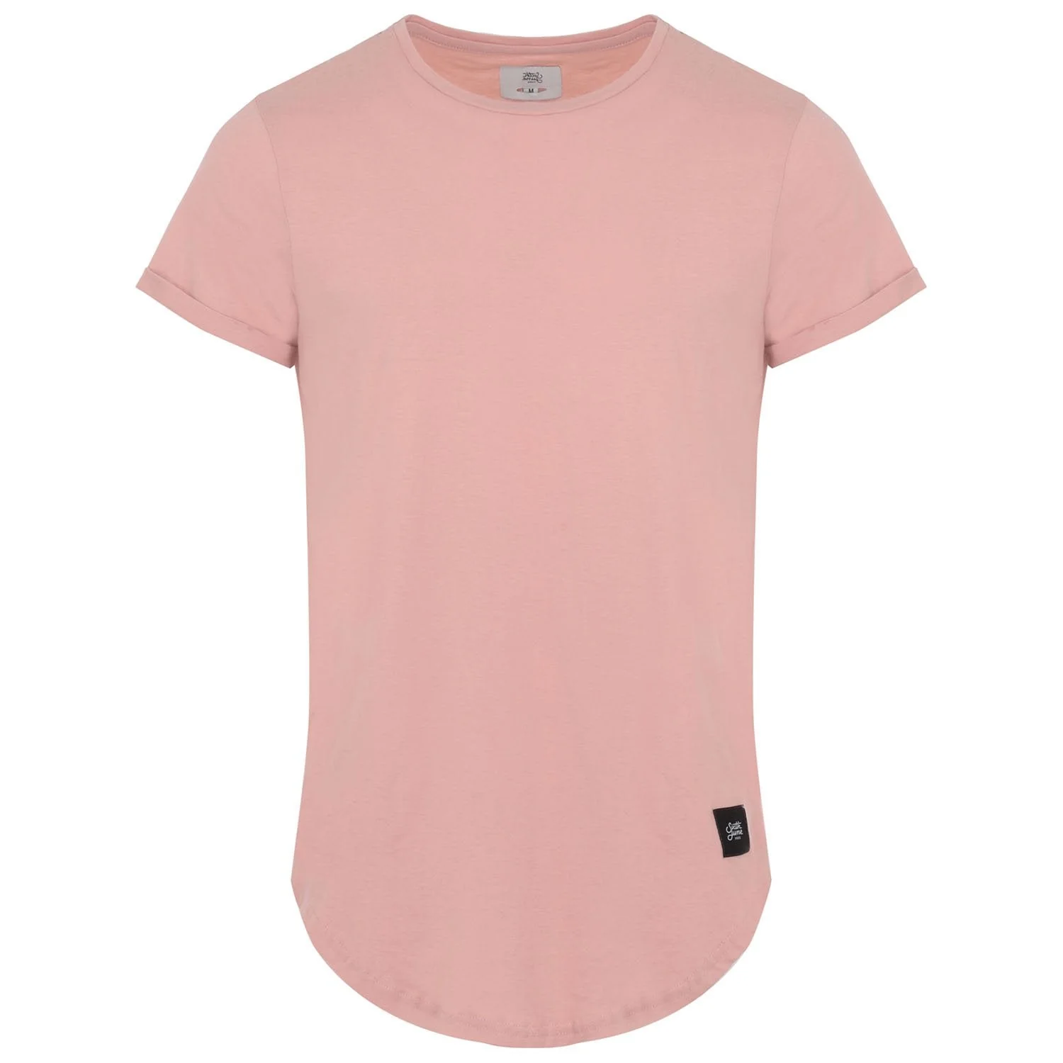 T-shirt bas arrondi Rose - Image 5
