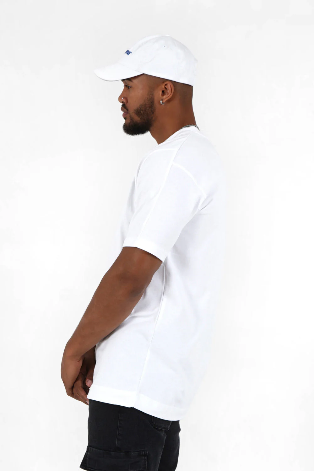 T-shirt logo brodé Blanc - Image 4