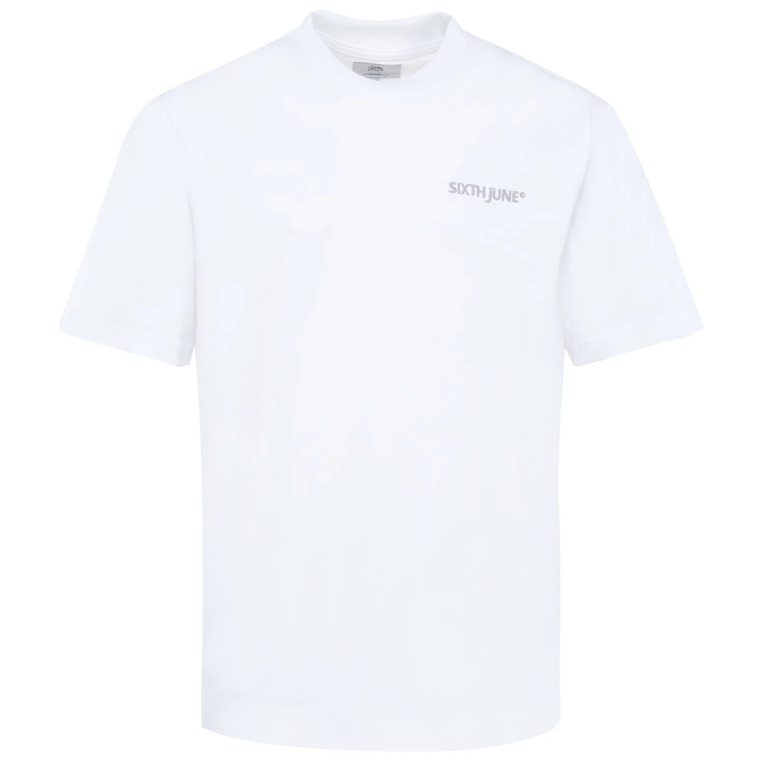 T-shirt logo brodé Blanc - Image 6