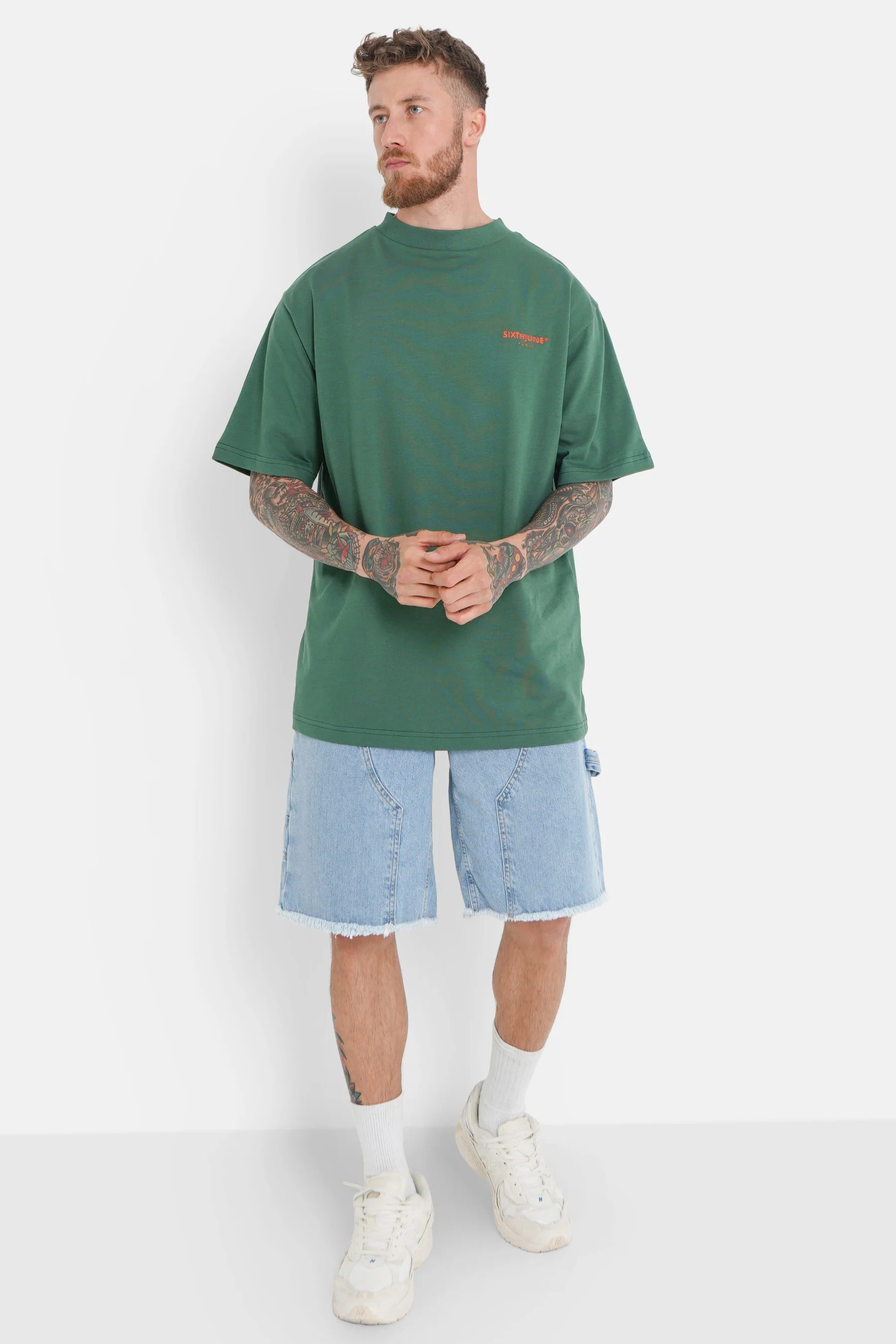 T-shirt logo patch dos Vert - Image 2