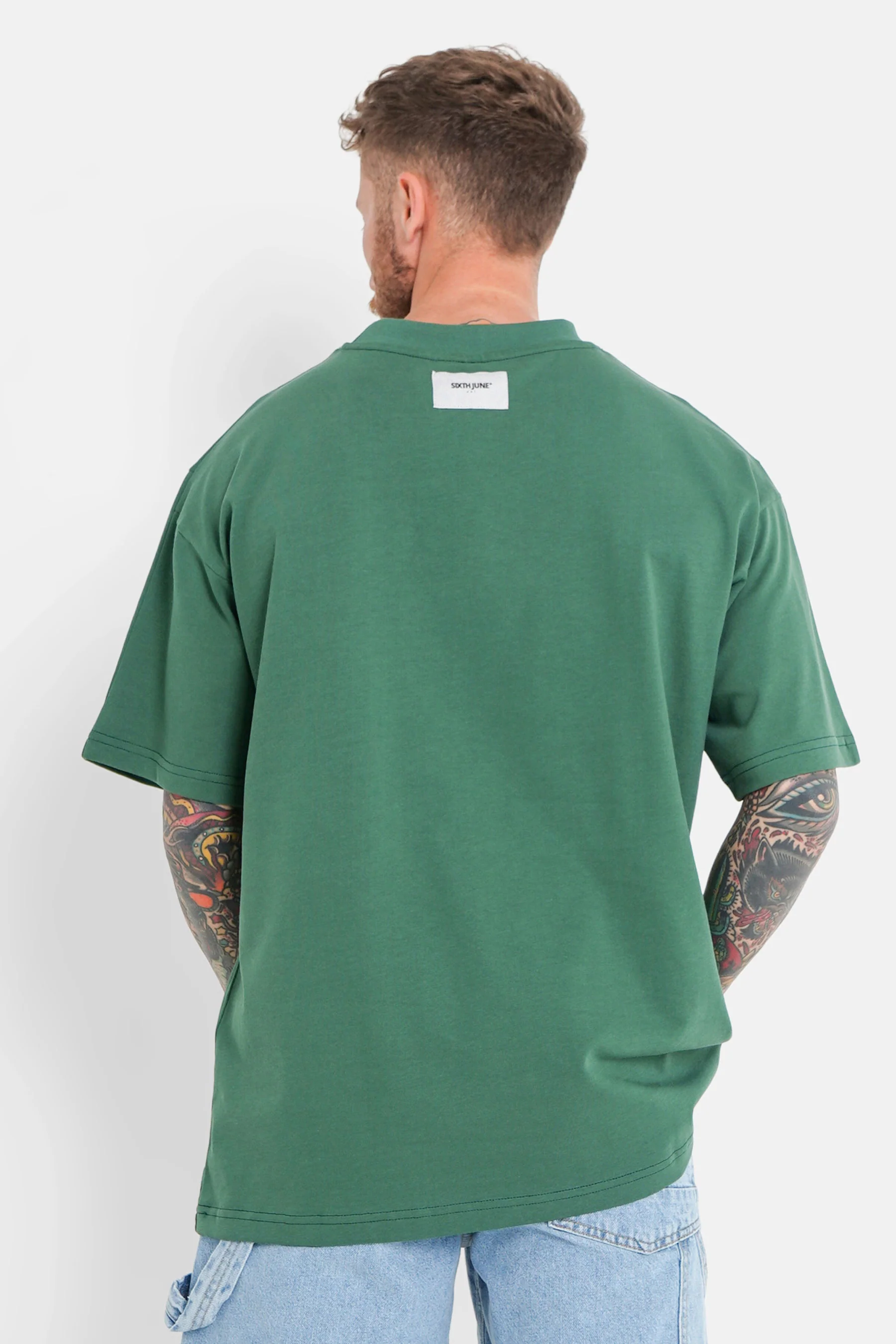 T-shirt logo patch dos Vert - Image 5