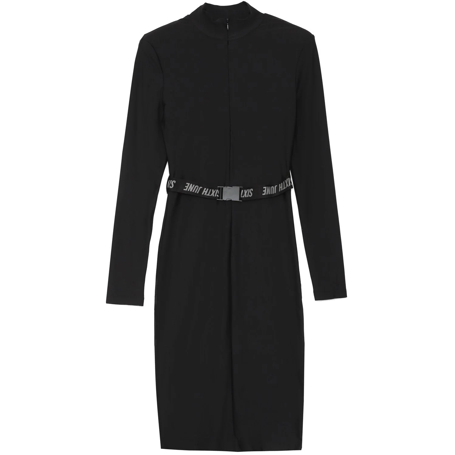 Robe boucle manches longues Noir - Image 6