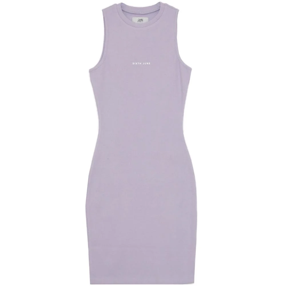RIBBED logo mini w/s dress - Image 6