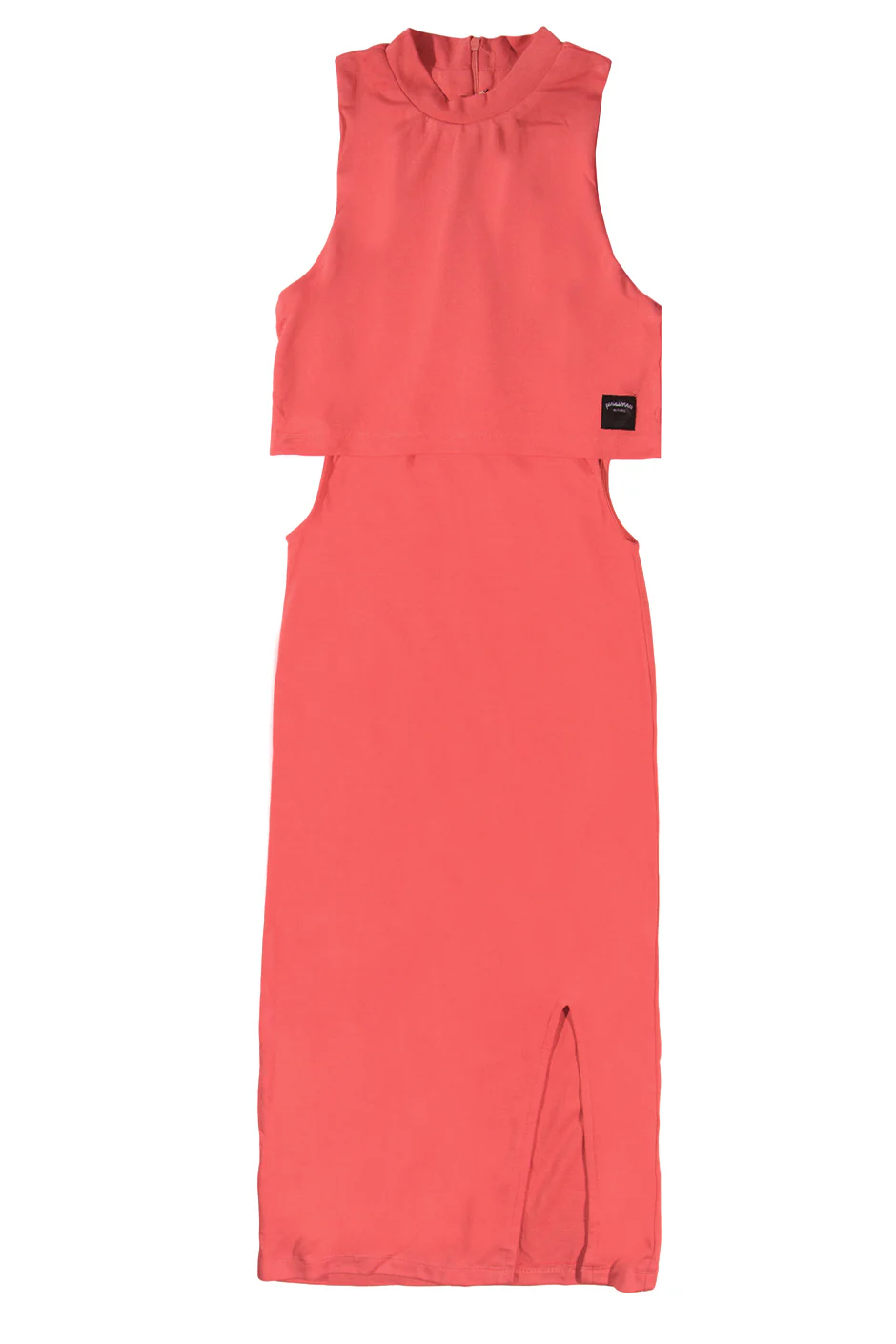 Robe longue corail 1035V