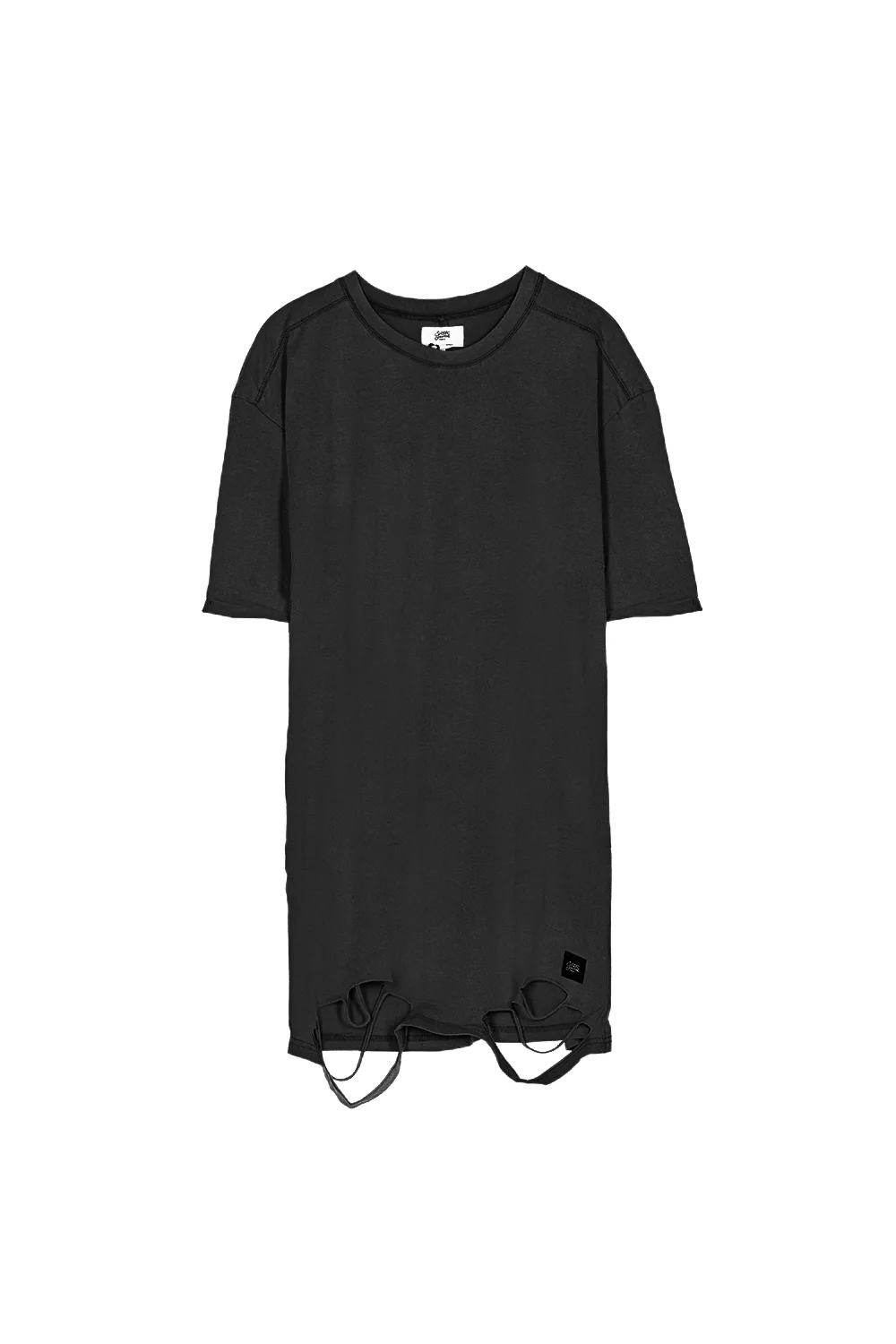 Robe t-shirt déchirée noire W2371VDR