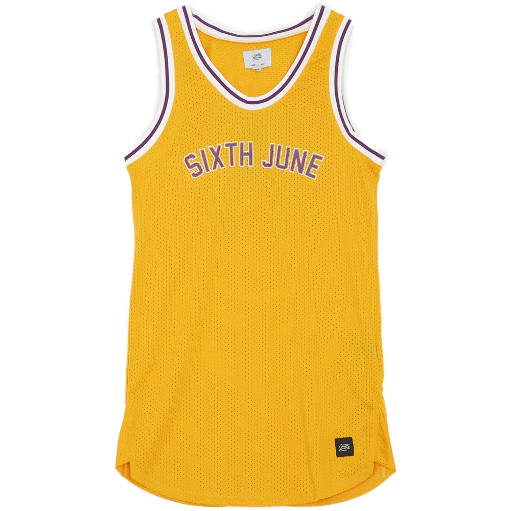Robe T-Shirt Kendall 95 jaune - Image 7