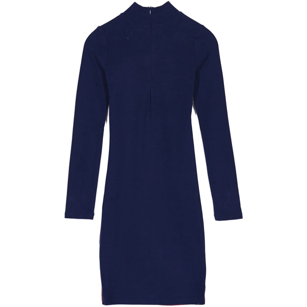 Robe tricolore texte rouge bleu blanc - Image 5