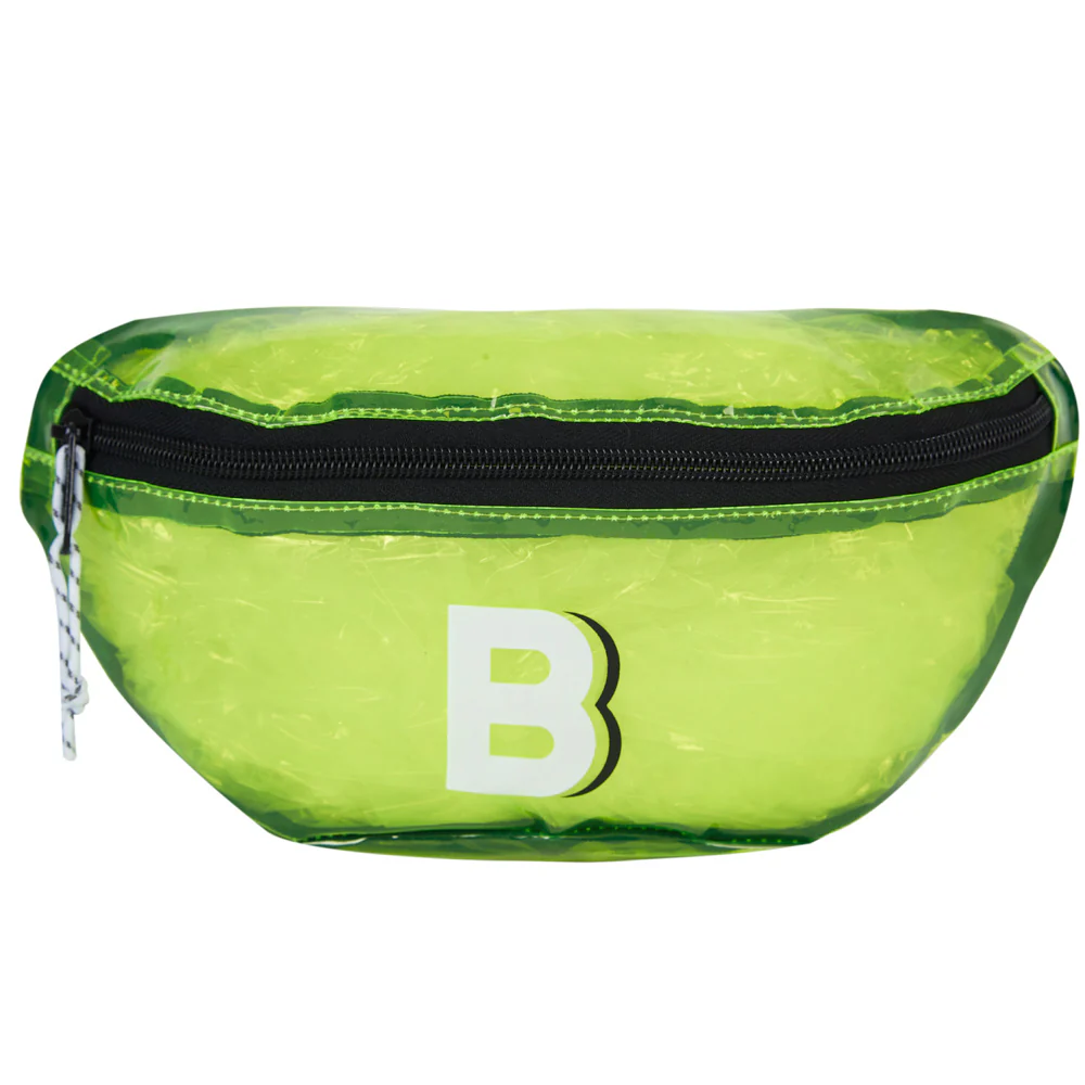 Sac banane Sundae transparent vert