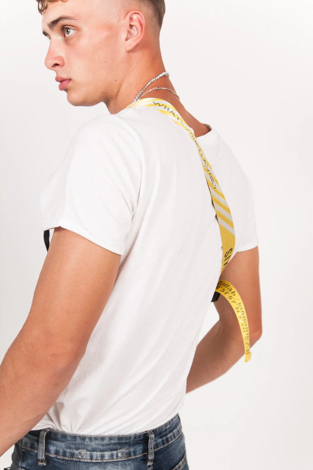 Sac banane ceinture coloré noir jaune - Image 4