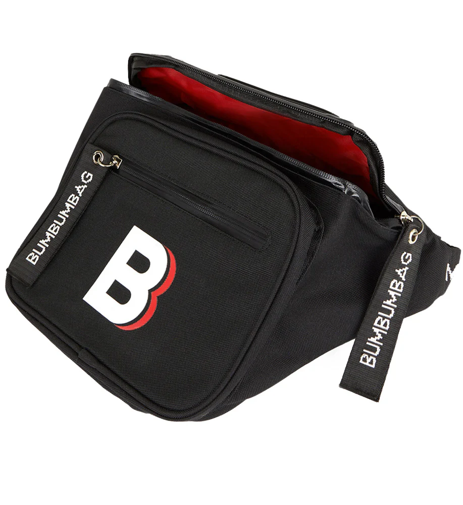 Sac banane logo double zips XXL noir - Image 9