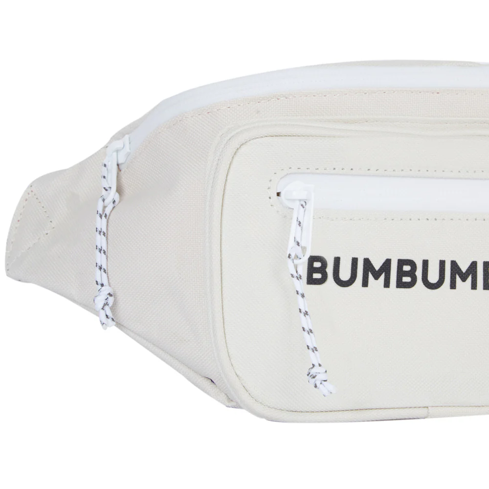 Sac banane texte double zips blanc - Image 7