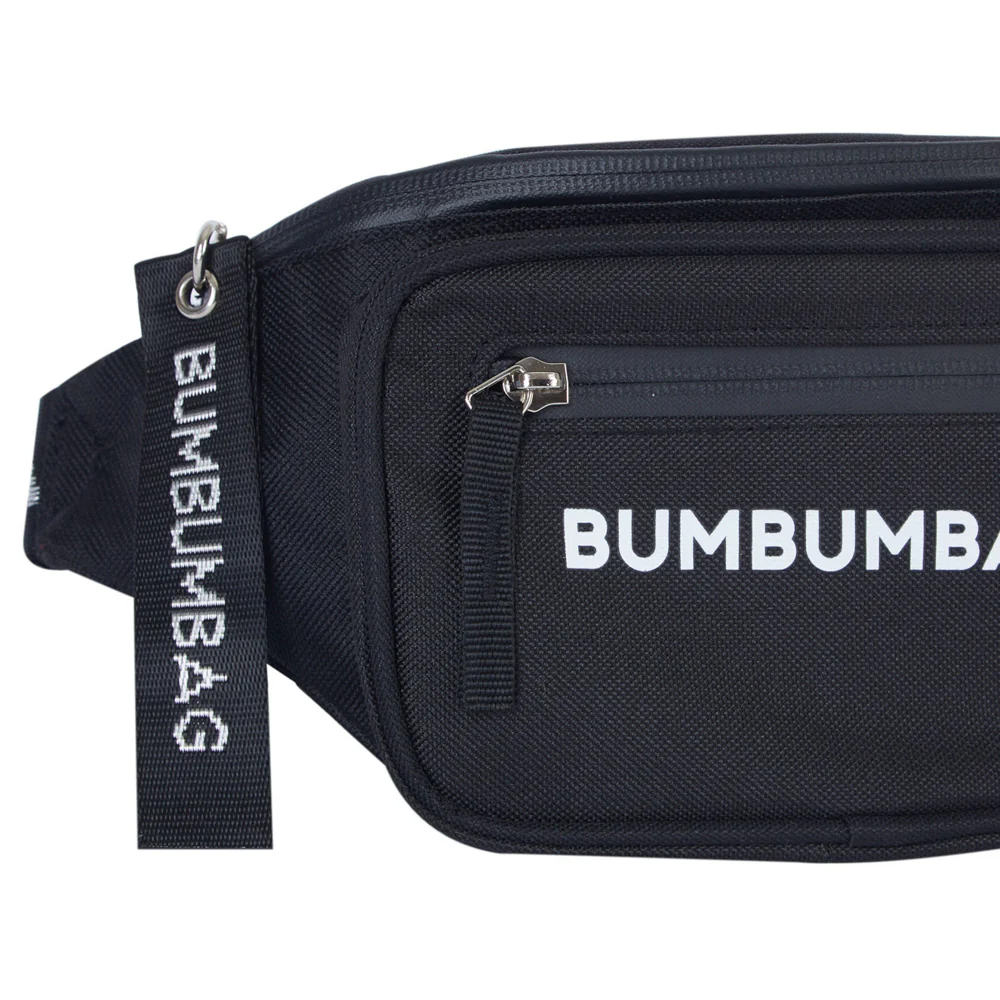 Sac banane texte double zips noir - Image 6