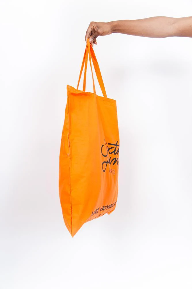 Sac en tissu logo orange - Image 2