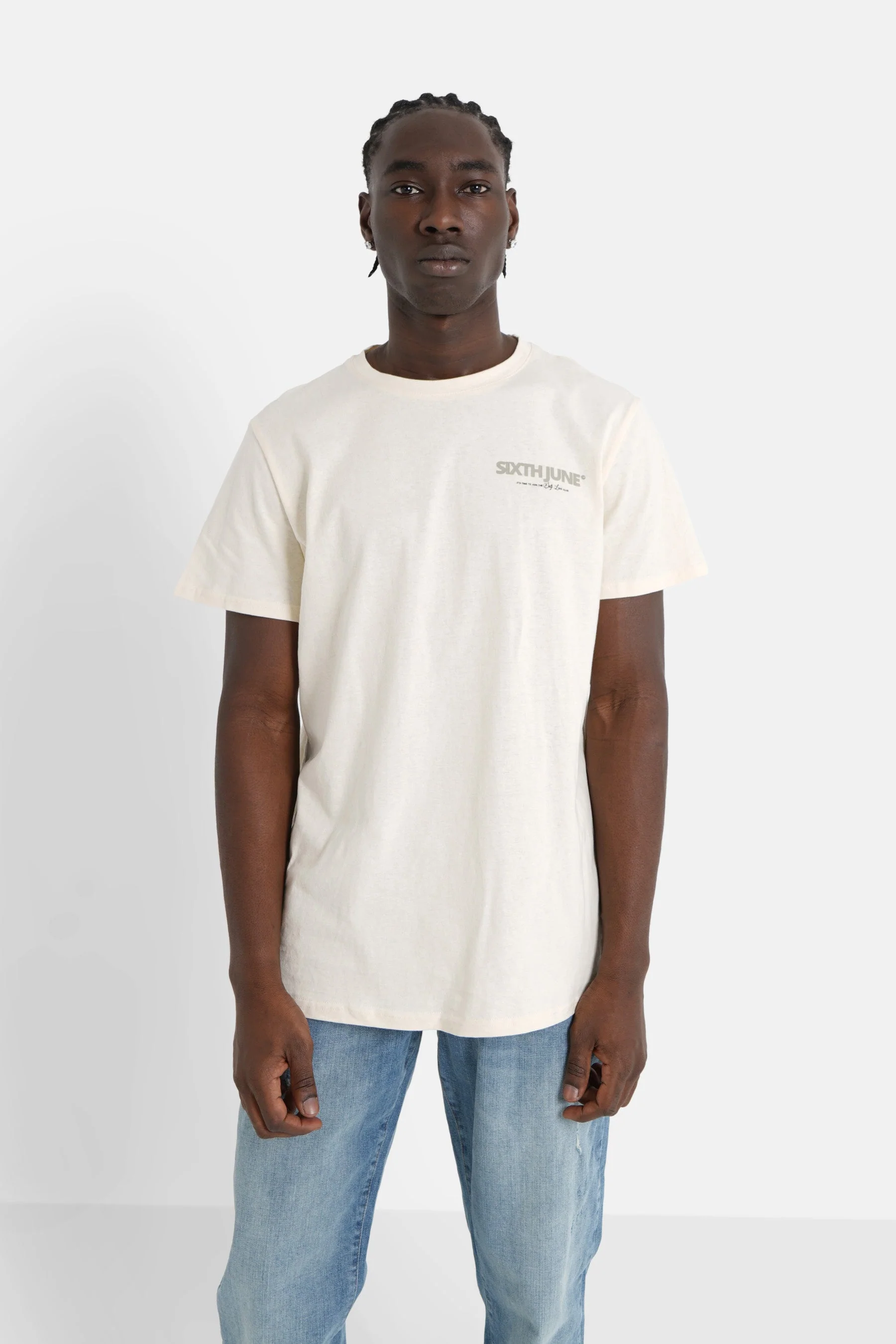 T-shirt self love club Beige clair - Image 5
