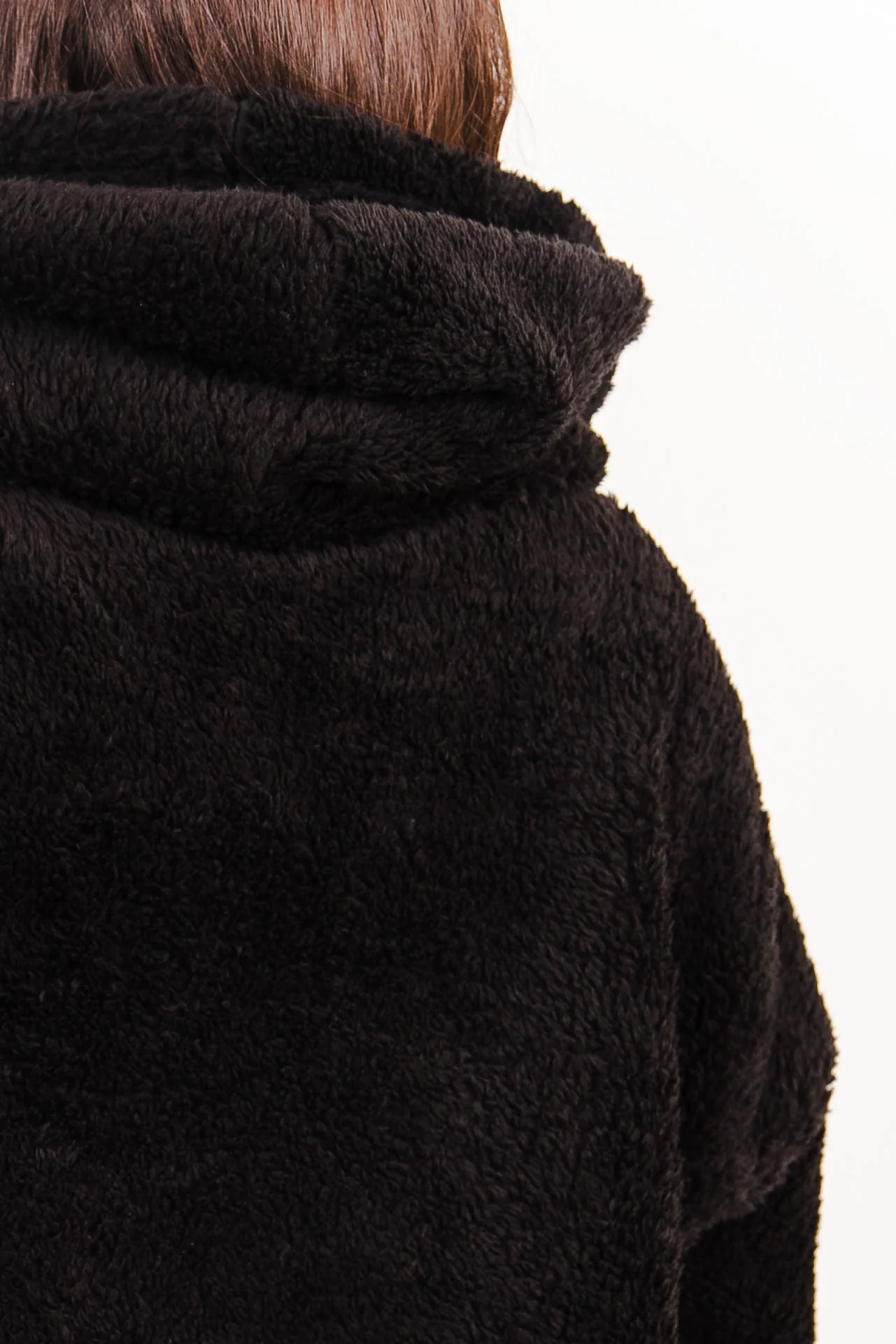 Sweatshirt sherpa logomania noir - Image 3