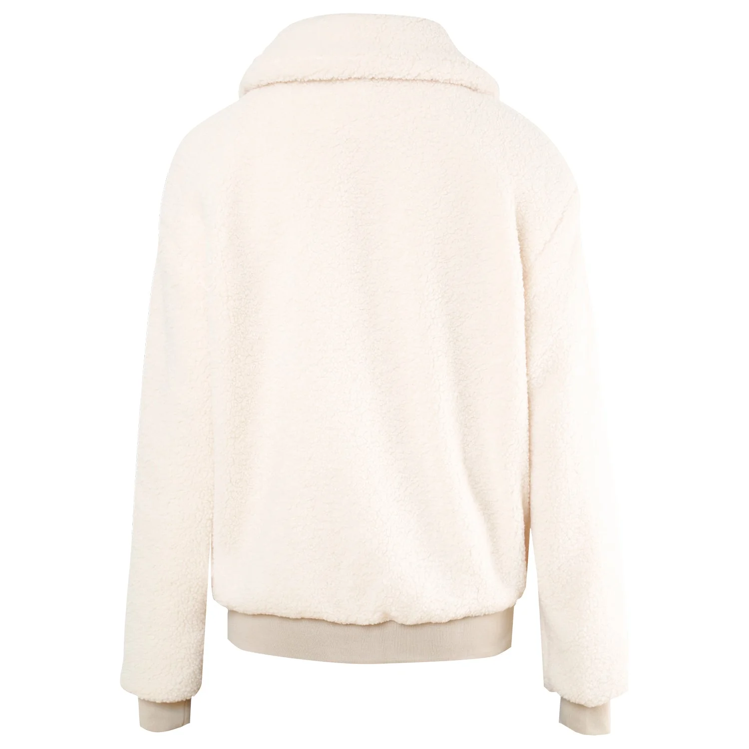 Veste sherpa cosy Blanc cassé - Image 8