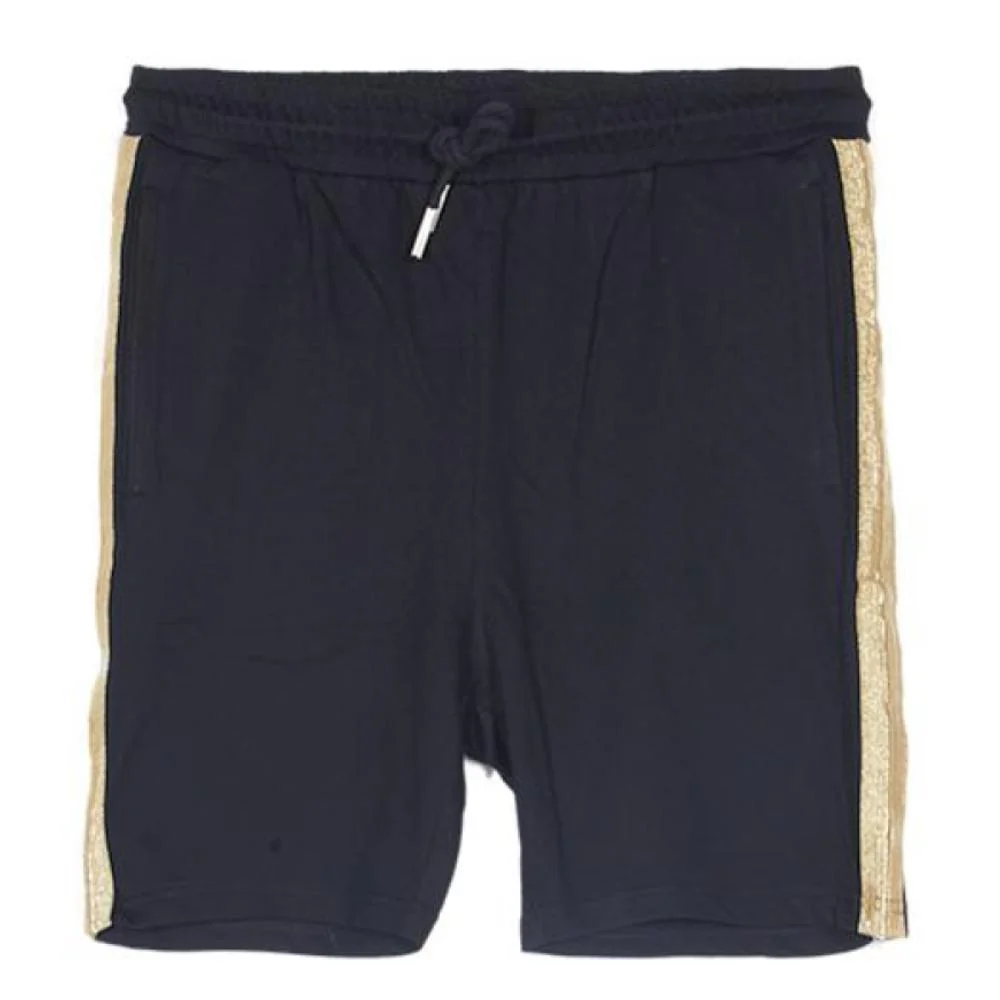 Short bandes dorées noir