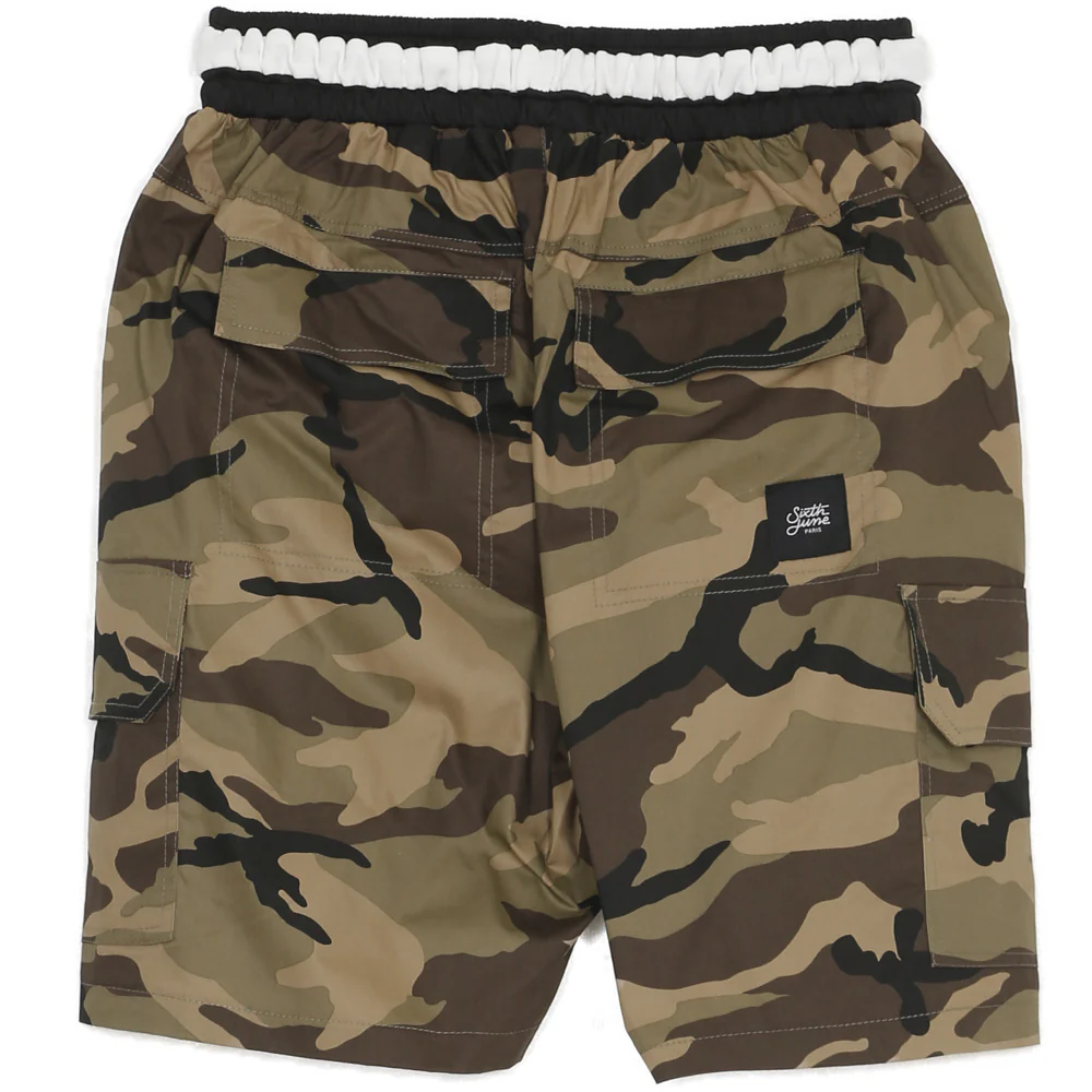 Short camouflage cargo vert - Image 6