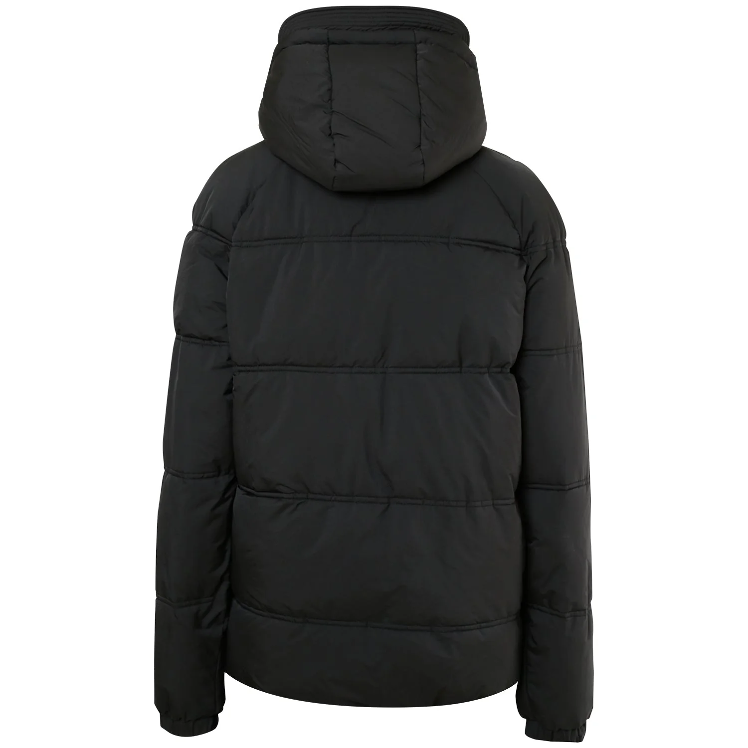Doudoune courte zip imprimé Noir - Image 7