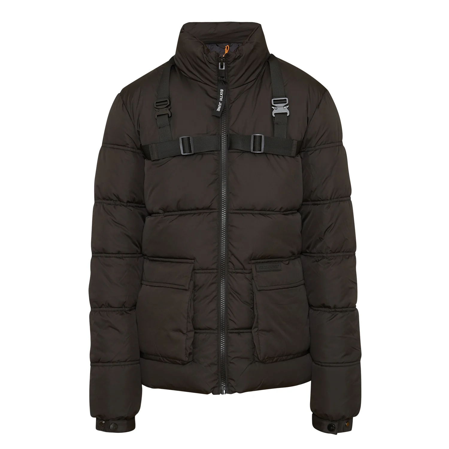 Doudoune courte tactique noir